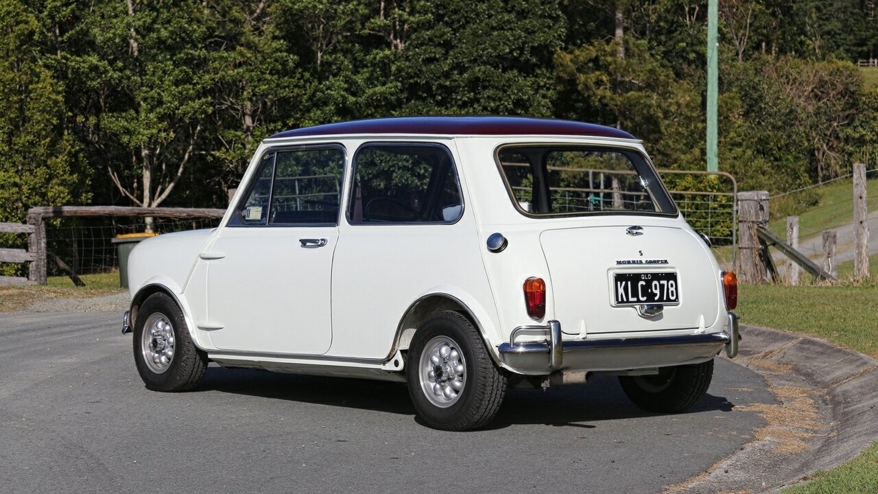 1969 MORRIS MINI COOPER S 4 SP MANUAL 2D SEDAN