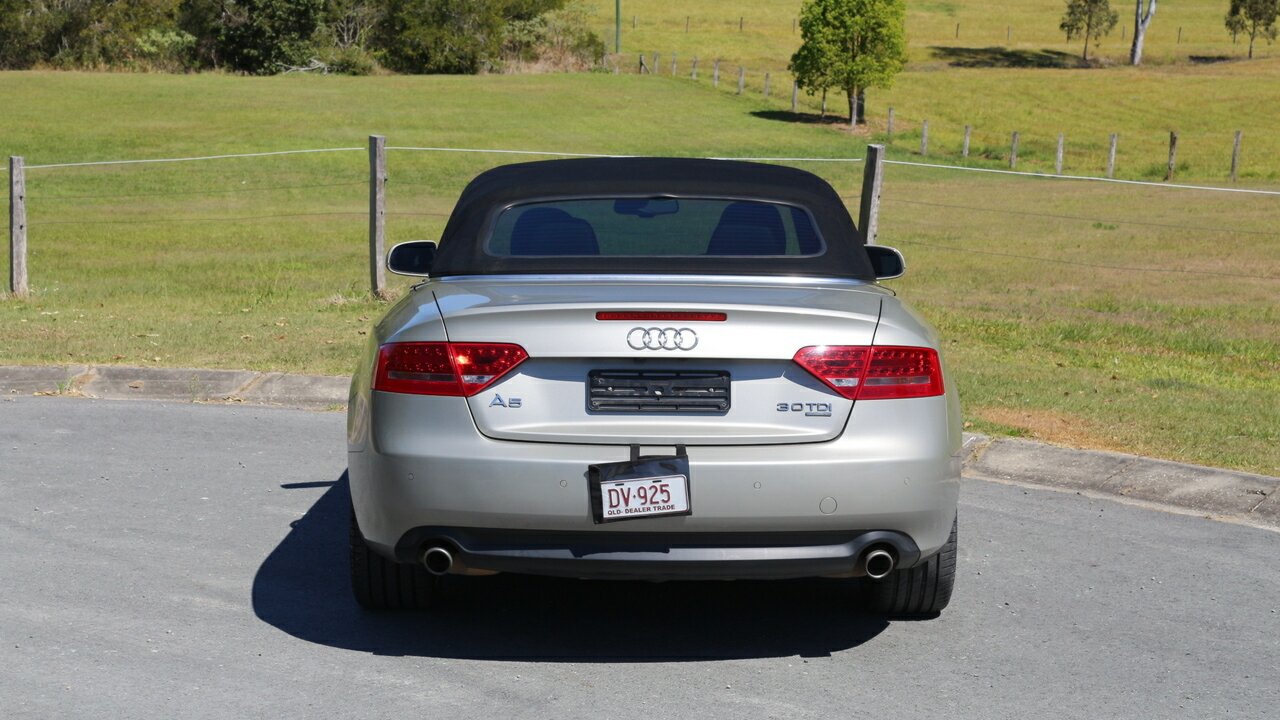 2010 AUDI A5 8T 3.0 TDI QUATTRO 7 SP AUTO DIRECT SHIFT 2D CABRIOLET