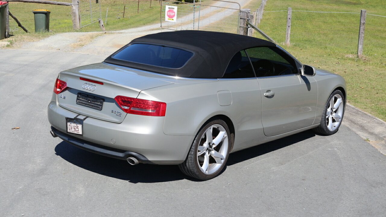 2010 AUDI A5 8T 3.0 TDI QUATTRO 7 SP AUTO DIRECT SHIFT 2D CABRIOLET