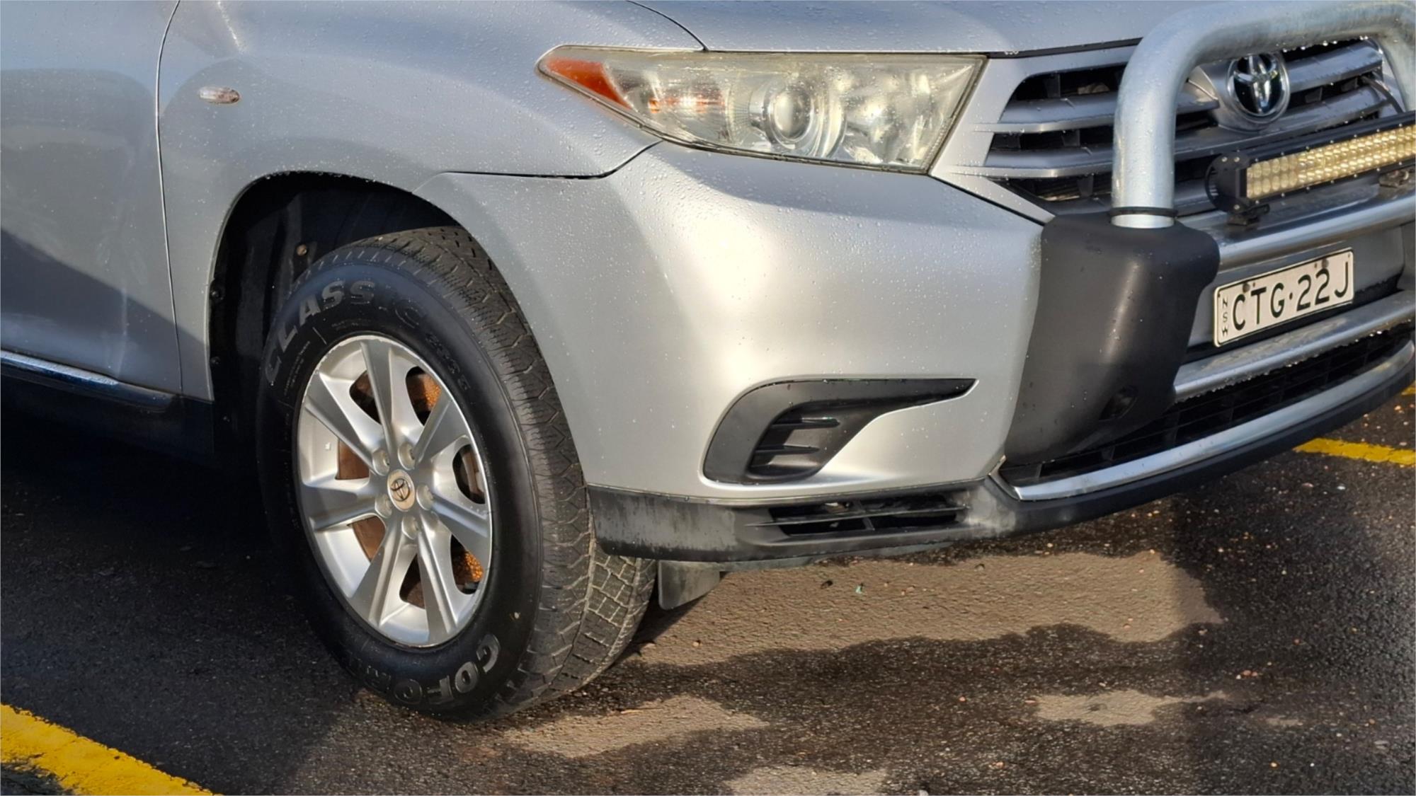 2012 TOYOTA KLUGER GSU45R MY11 UPGRADE KX-R (4x4) 5 SEAT 5 SP AUTOMATIC 4D WAGON