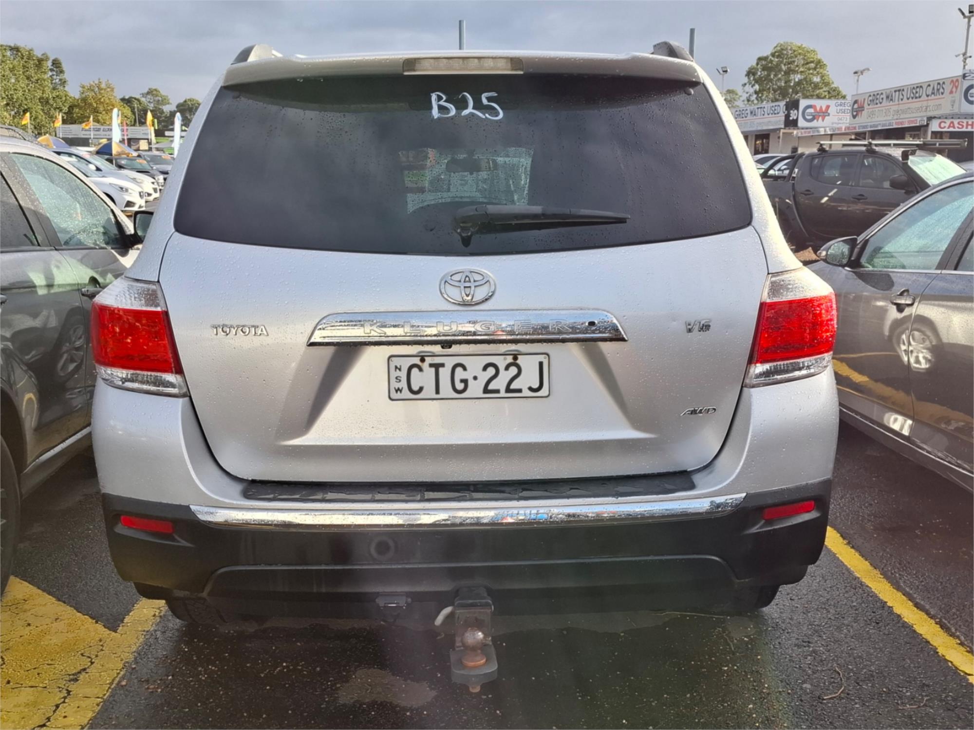 2012 TOYOTA KLUGER GSU45R MY11 UPGRADE KX-R (4x4) 5 SEAT 5 SP AUTOMATIC 4D WAGON