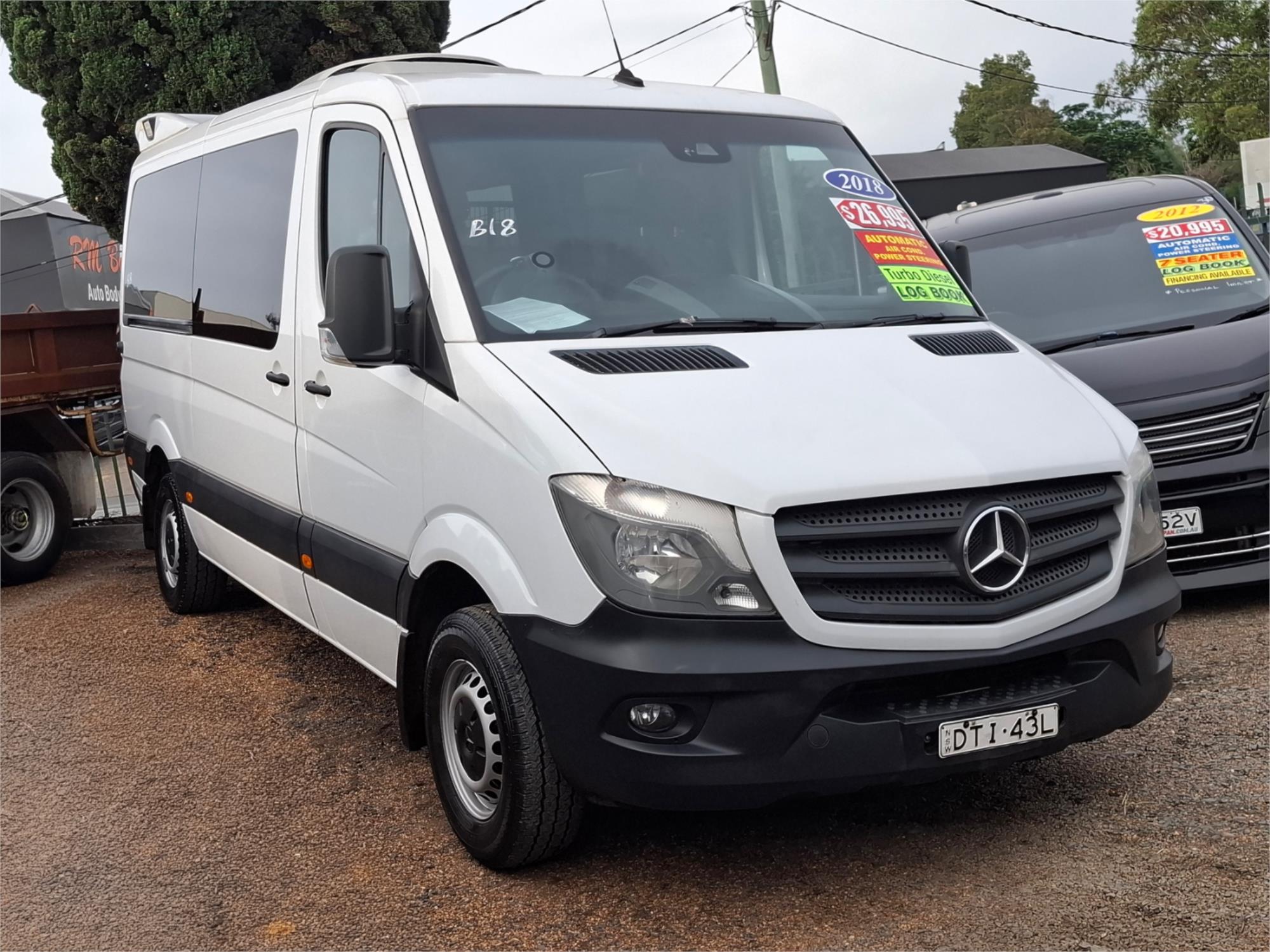 2018 MERCEDES-BENZ SPRINTER 907 319CDI MWB VS30 RWD HIGH ROOF 7 SP AUTOMATIC G-TRONIC 2D VAN
