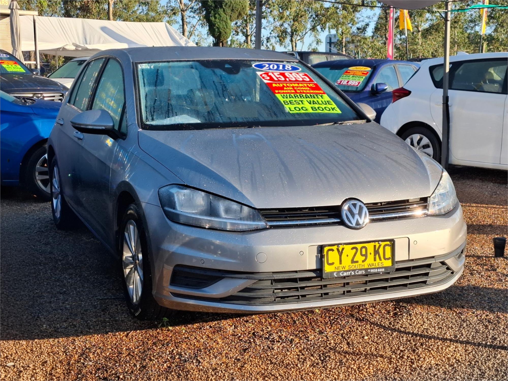 2018 VOLKSWAGEN GOLF AU MY18 110 TSI TRENDLINE 6 SP MANUAL 5D HATCHBACK