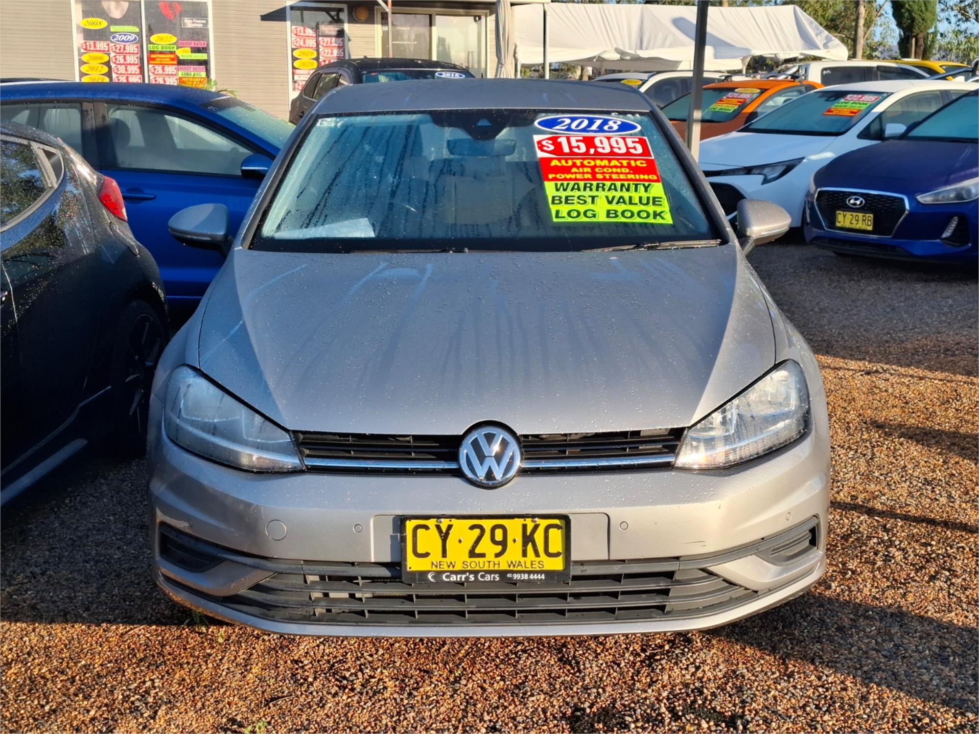 2018 VOLKSWAGEN GOLF AU MY18 110 TSI TRENDLINE 6 SP MANUAL 5D HATCHBACK