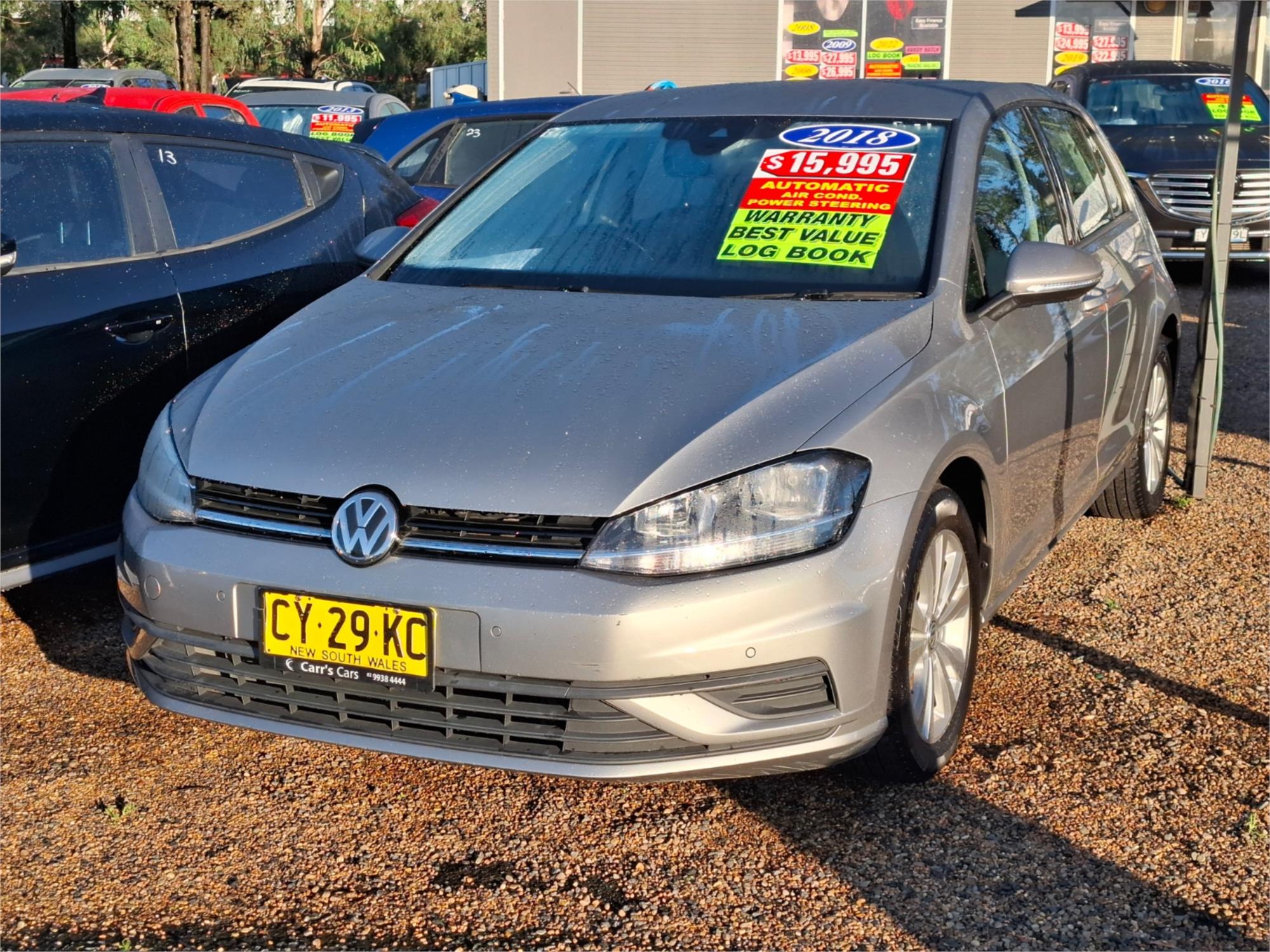 2018 VOLKSWAGEN GOLF AU MY18 110 TSI TRENDLINE 6 SP MANUAL 5D HATCHBACK