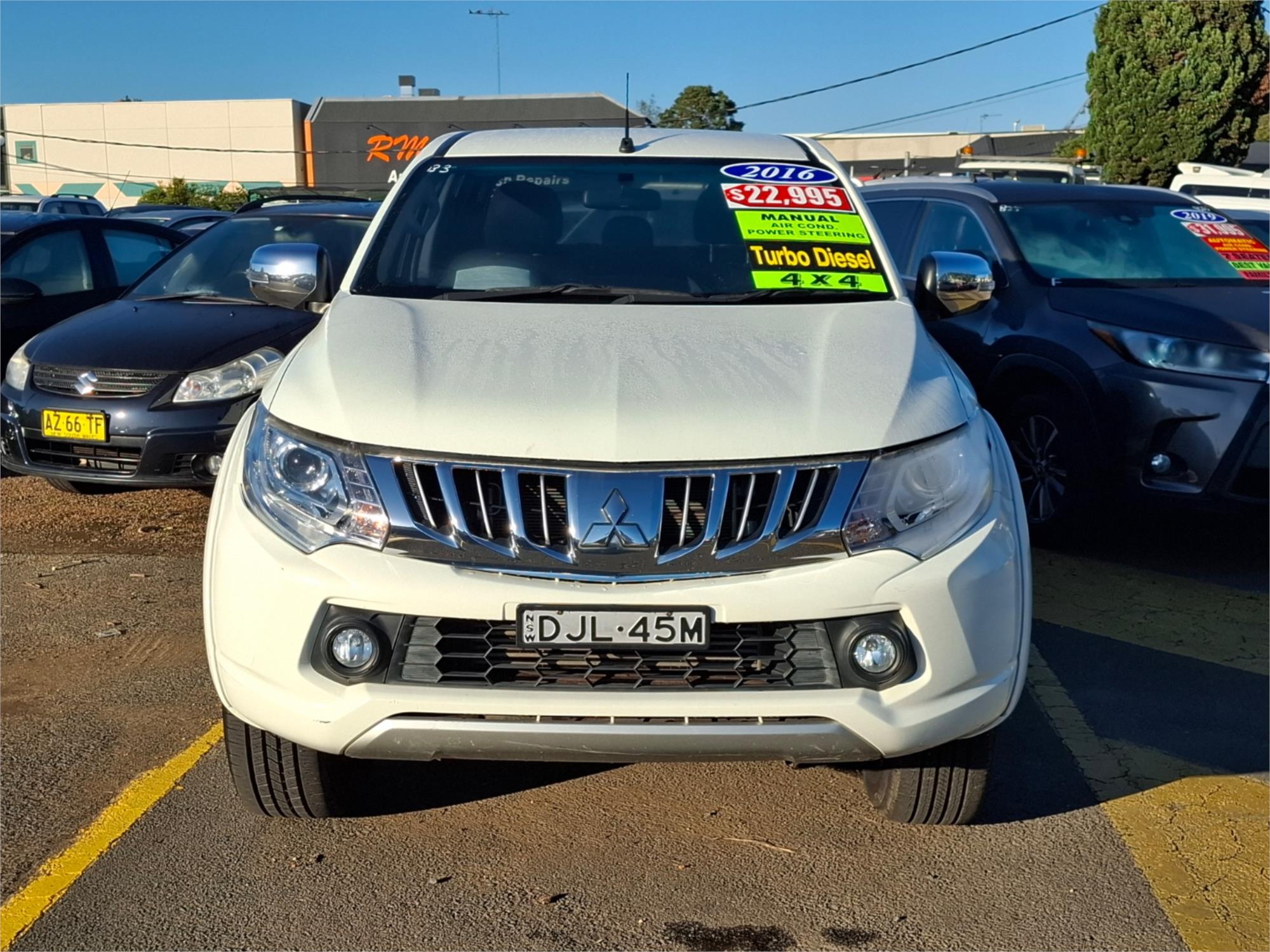 2016 MITSUBISHI TRITON MQ MY16 GLS (4x4) 6 SP MANUAL DUAL CAB UTILITY