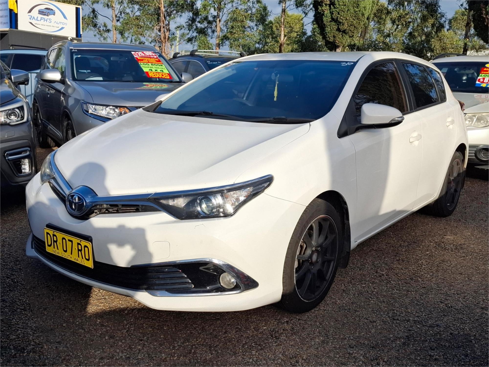 2016 TOYOTA COROLLA ZRE182R MY15 ASCENT SPORT CVT AUTO 7 SP SEQUENTIAL 5D HATCHBACK