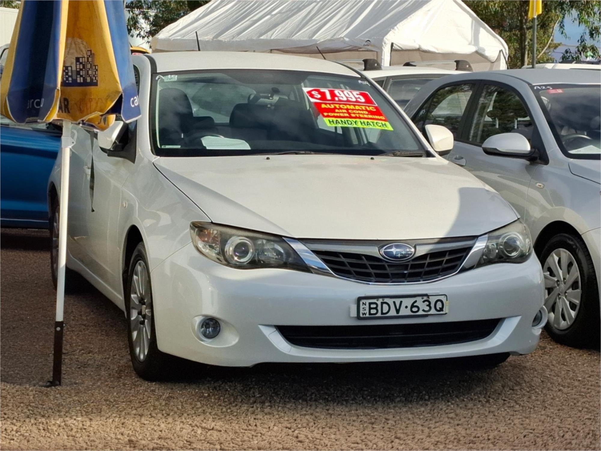2007 SUBARU IMPREZA MY08 RX (AWD) 4 SP AUTOMATIC 5D HATCHBACK