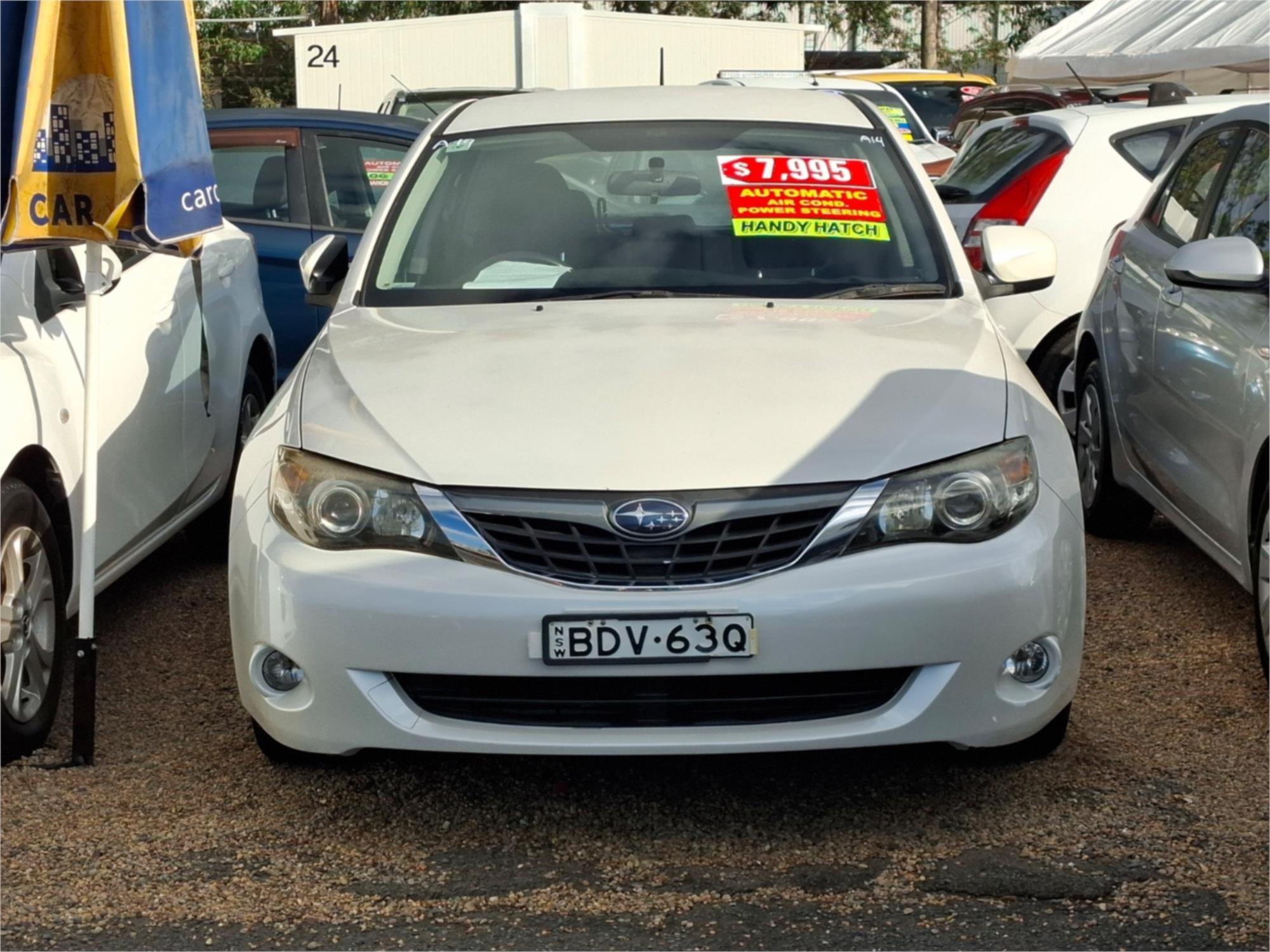 2007 SUBARU IMPREZA MY08 RX (AWD) 4 SP AUTOMATIC 5D HATCHBACK