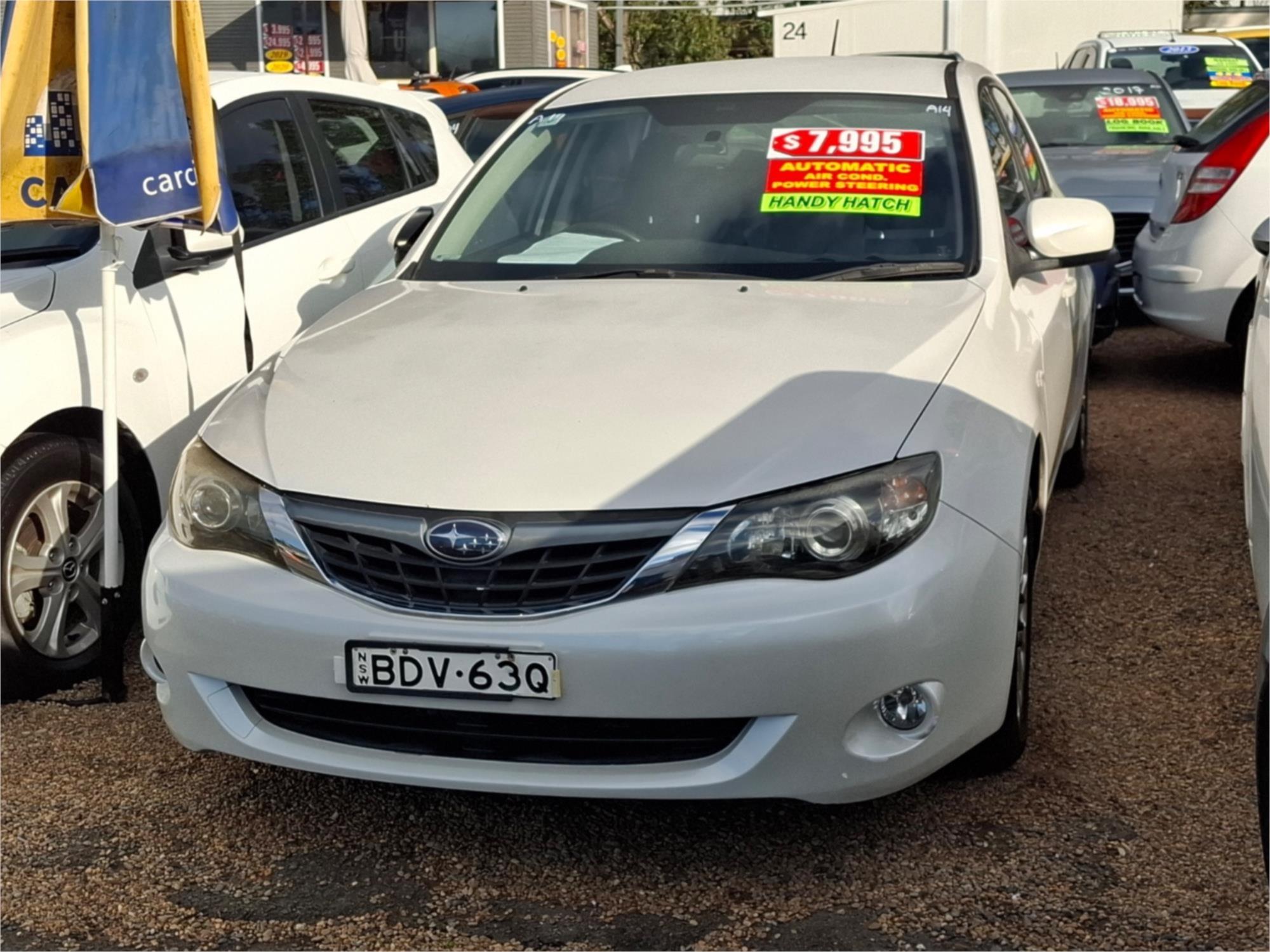 2007 SUBARU IMPREZA MY08 RX (AWD) 4 SP AUTOMATIC 5D HATCHBACK
