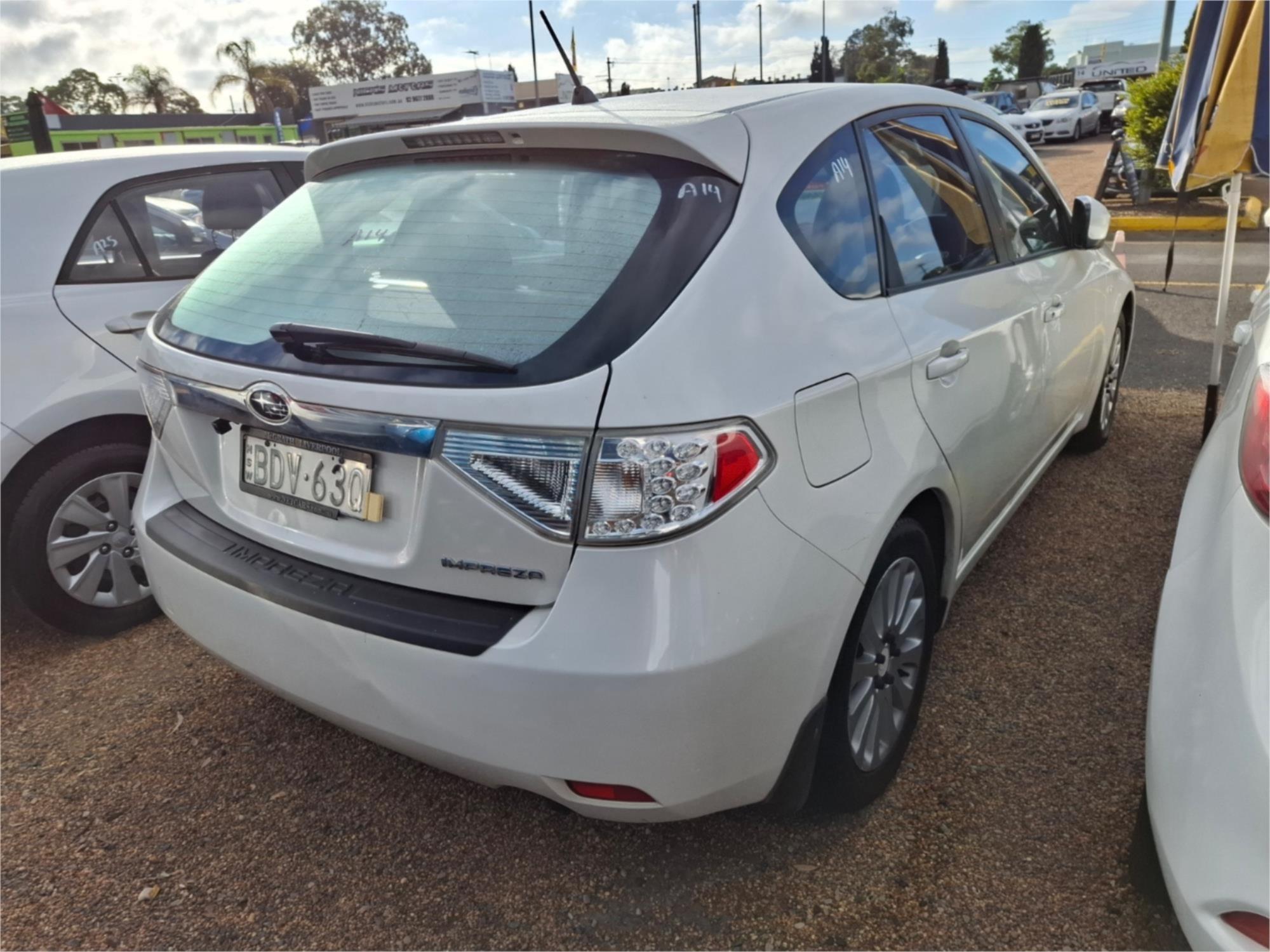 2007 SUBARU IMPREZA MY08 RX (AWD) 4 SP AUTOMATIC 5D HATCHBACK