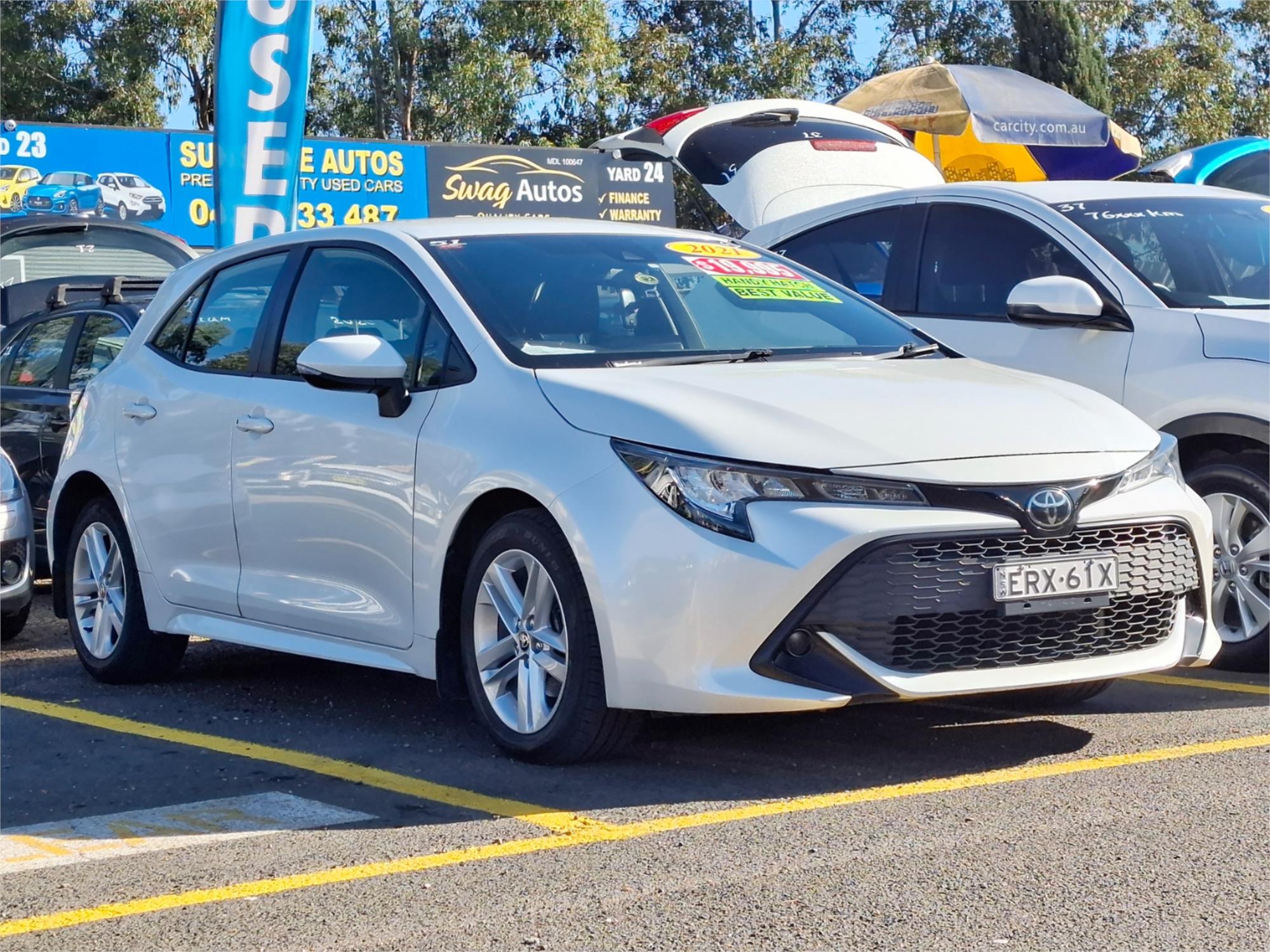 2021 TOYOTA COROLLA MZEA12R ASCENT SPORT CONTINUOUS VARIABLE 5D HATCHBACK