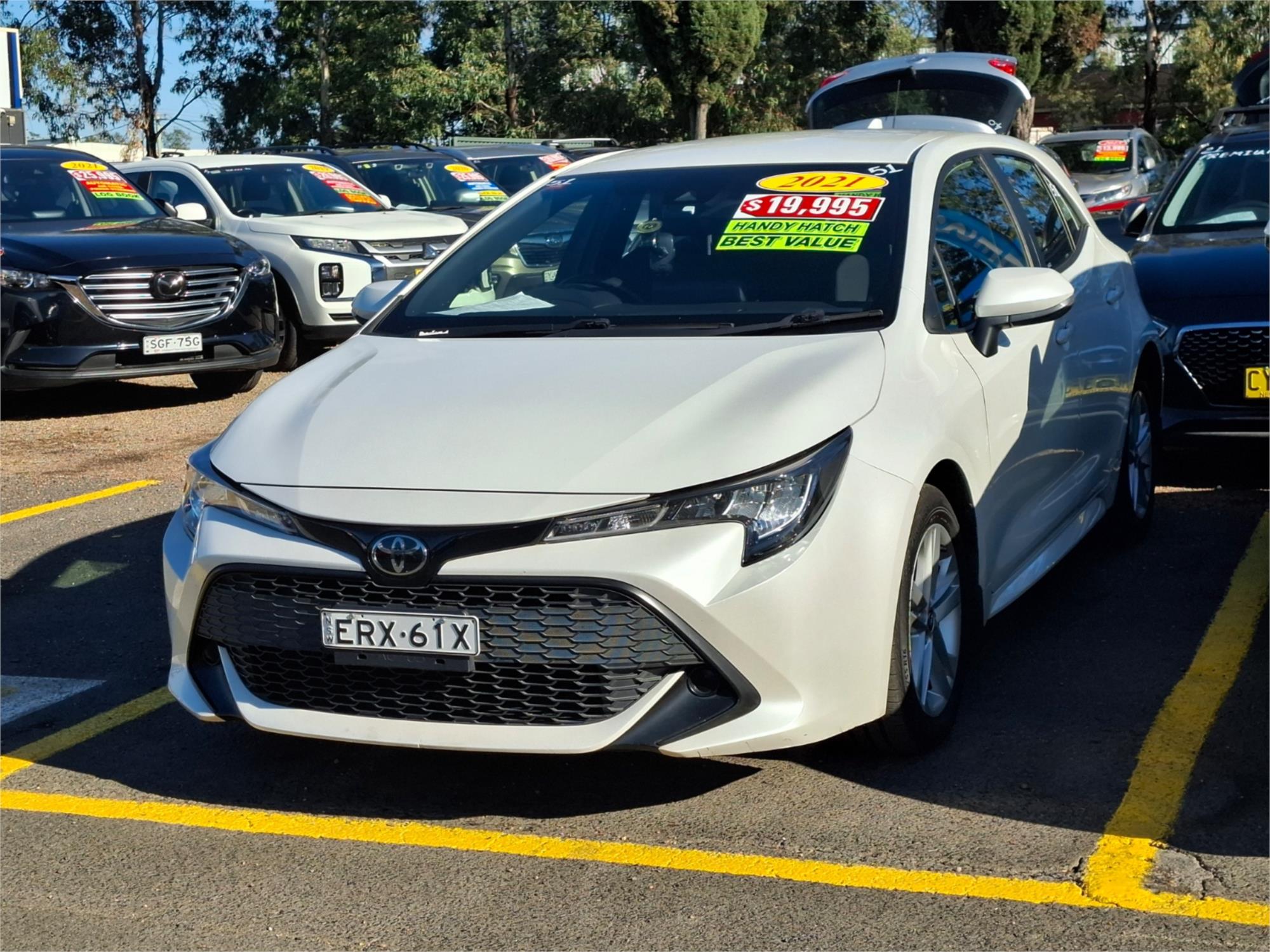 2021 TOYOTA COROLLA MZEA12R ASCENT SPORT CONTINUOUS VARIABLE 5D HATCHBACK