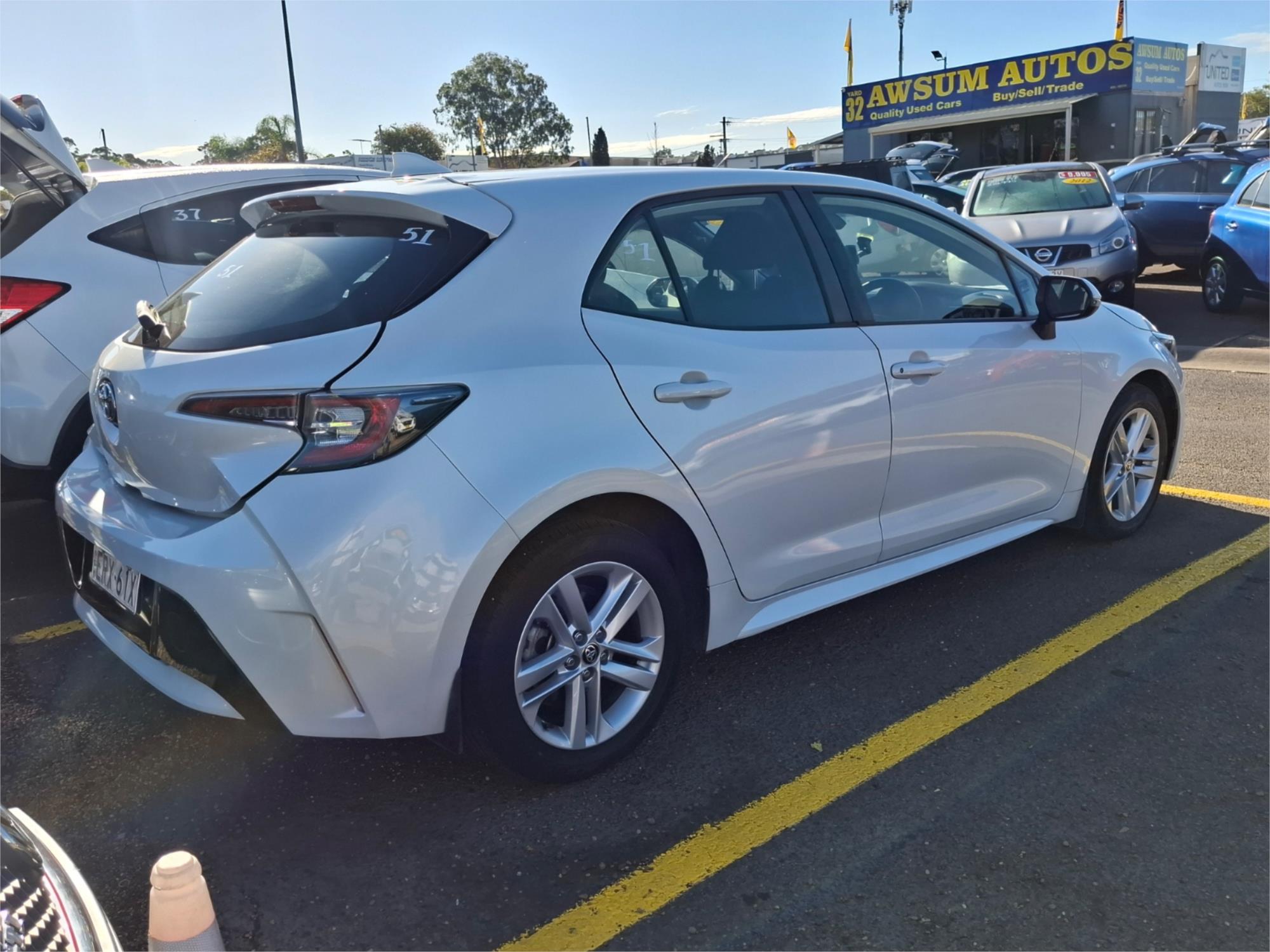 2021 TOYOTA COROLLA MZEA12R ASCENT SPORT CONTINUOUS VARIABLE 5D HATCHBACK