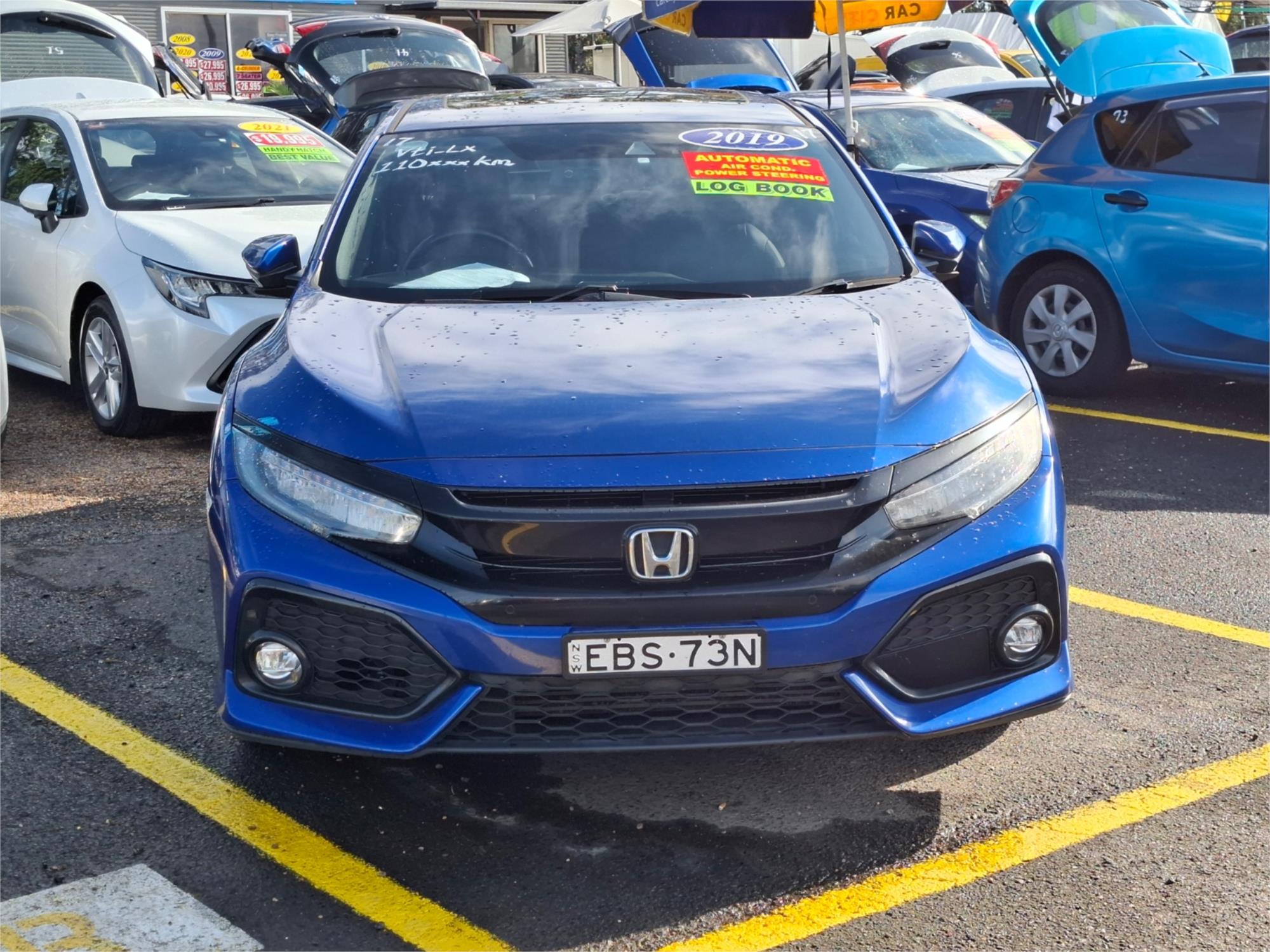 2019 HONDA CIVIC MY18 VTi-LX CONTINUOUS VARIABLE 5D HATCHBACK
