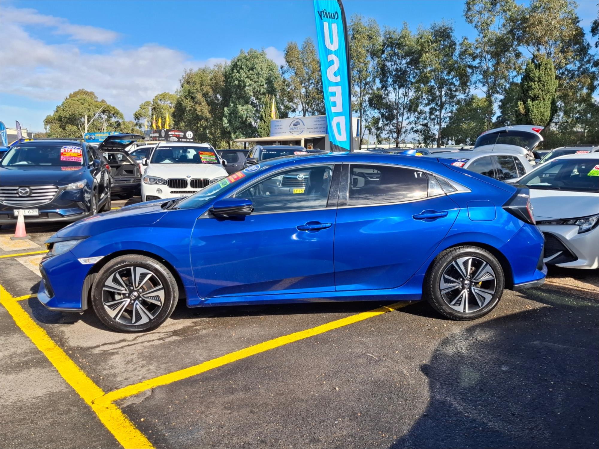 2019 HONDA CIVIC MY18 VTi-LX CONTINUOUS VARIABLE 5D HATCHBACK