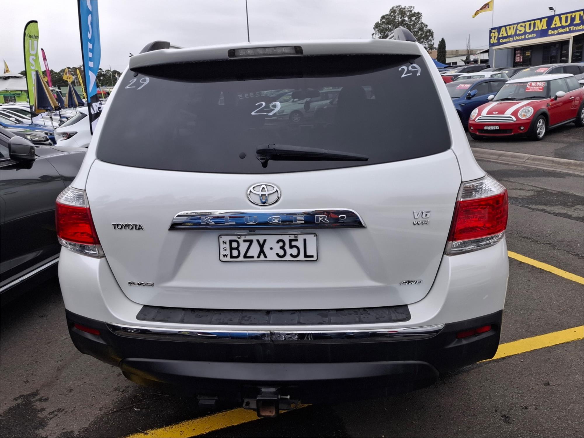 2011 TOYOTA KLUGER GSU45R MY11 UPGRADE KX-S (4x4) 5 SP AUTOMATIC 4D WAGON