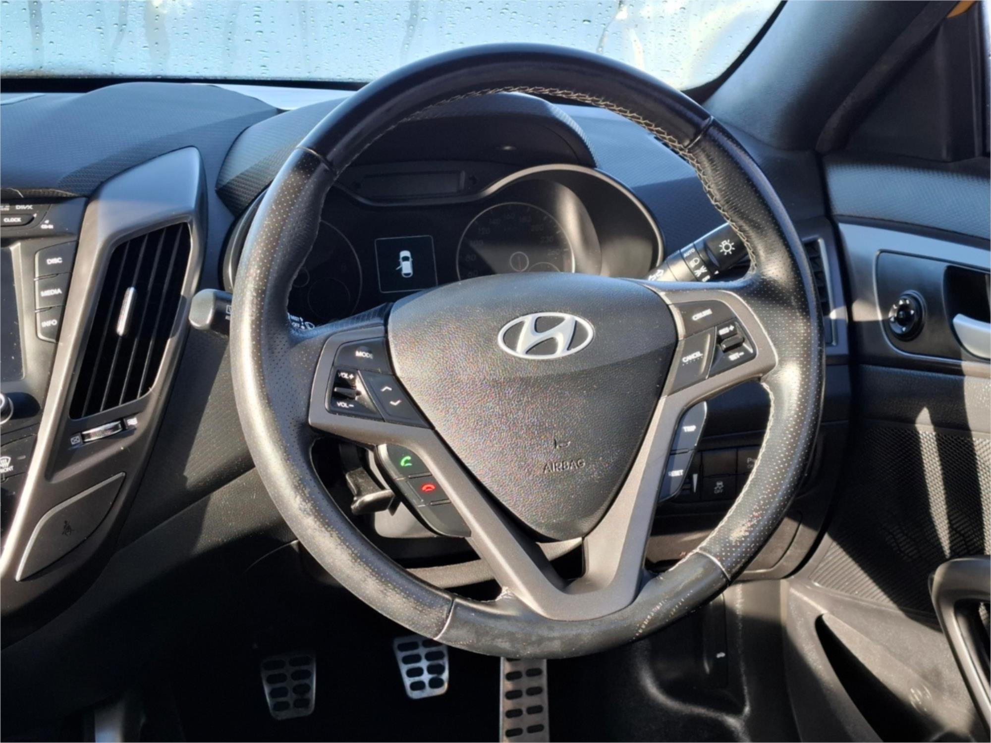 2015 HYUNDAI VELOSTER FS4 SERIES 2 SR TURBO + 6 SP MANUAL 3D COUPE