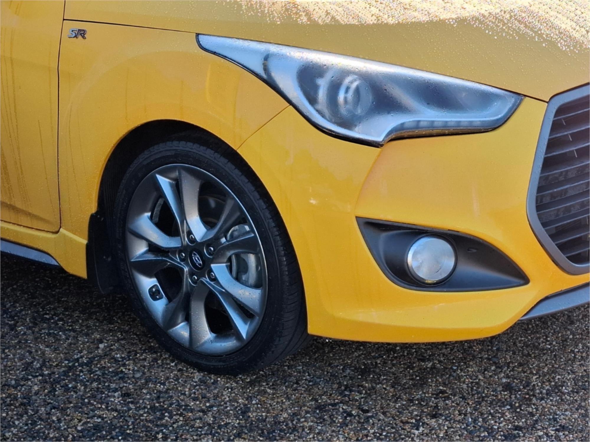 2015 HYUNDAI VELOSTER FS4 SERIES 2 SR TURBO + 6 SP MANUAL 3D COUPE