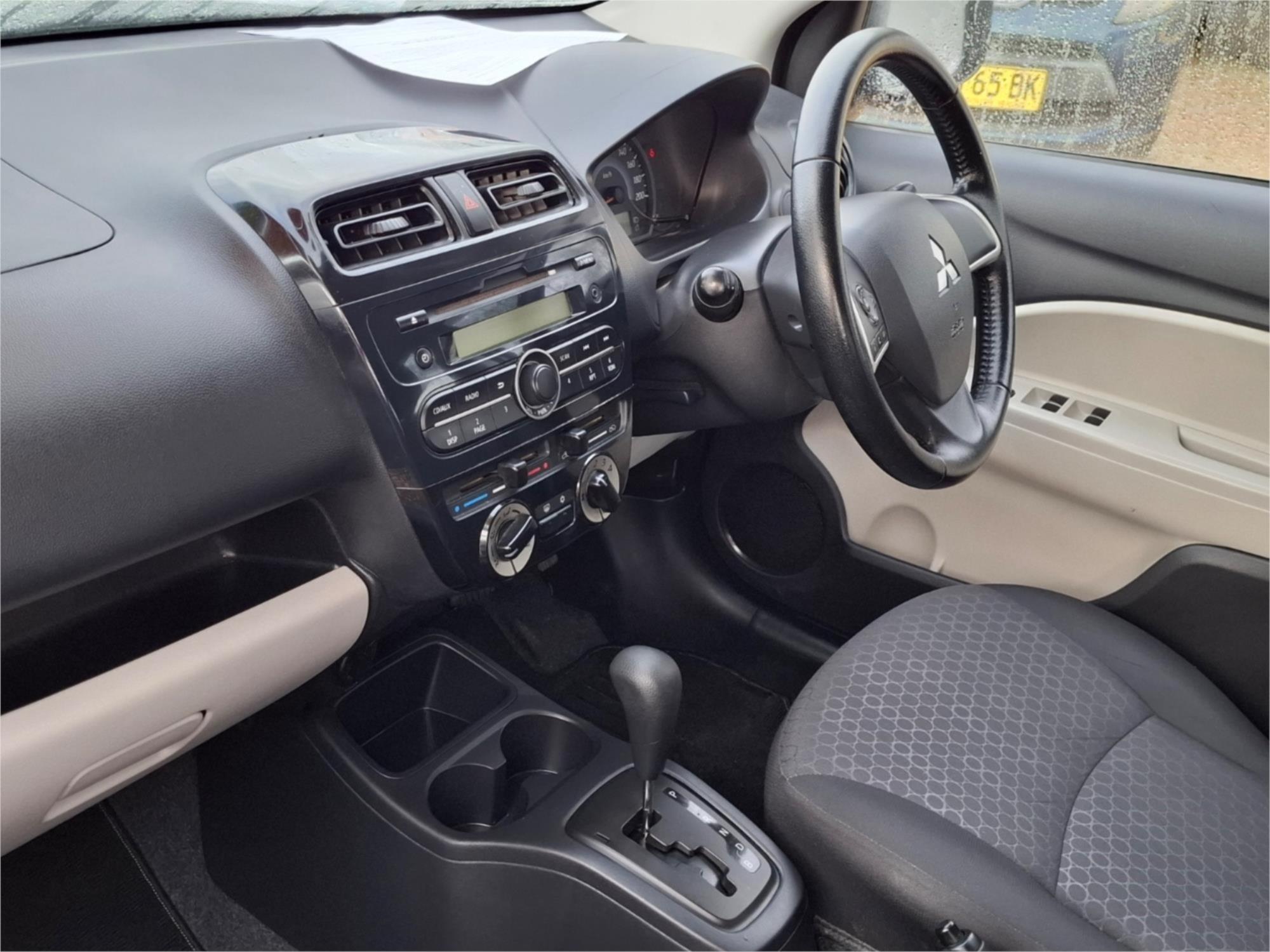 2013 MITSUBISHI MIRAGE LA ES CONTINUOUS VARIABLE 5D HATCHBACK