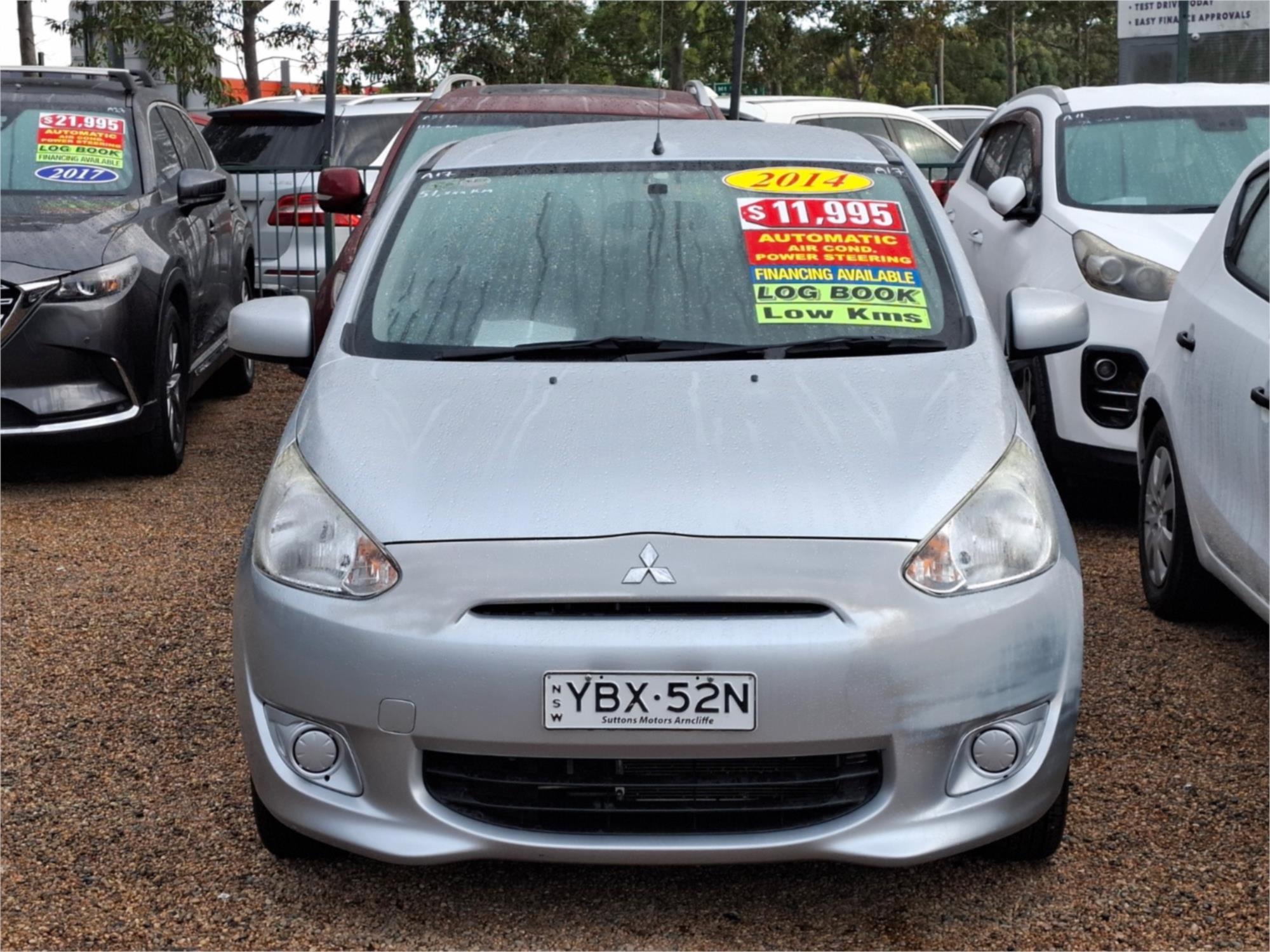 2013 MITSUBISHI MIRAGE LA ES CONTINUOUS VARIABLE 5D HATCHBACK