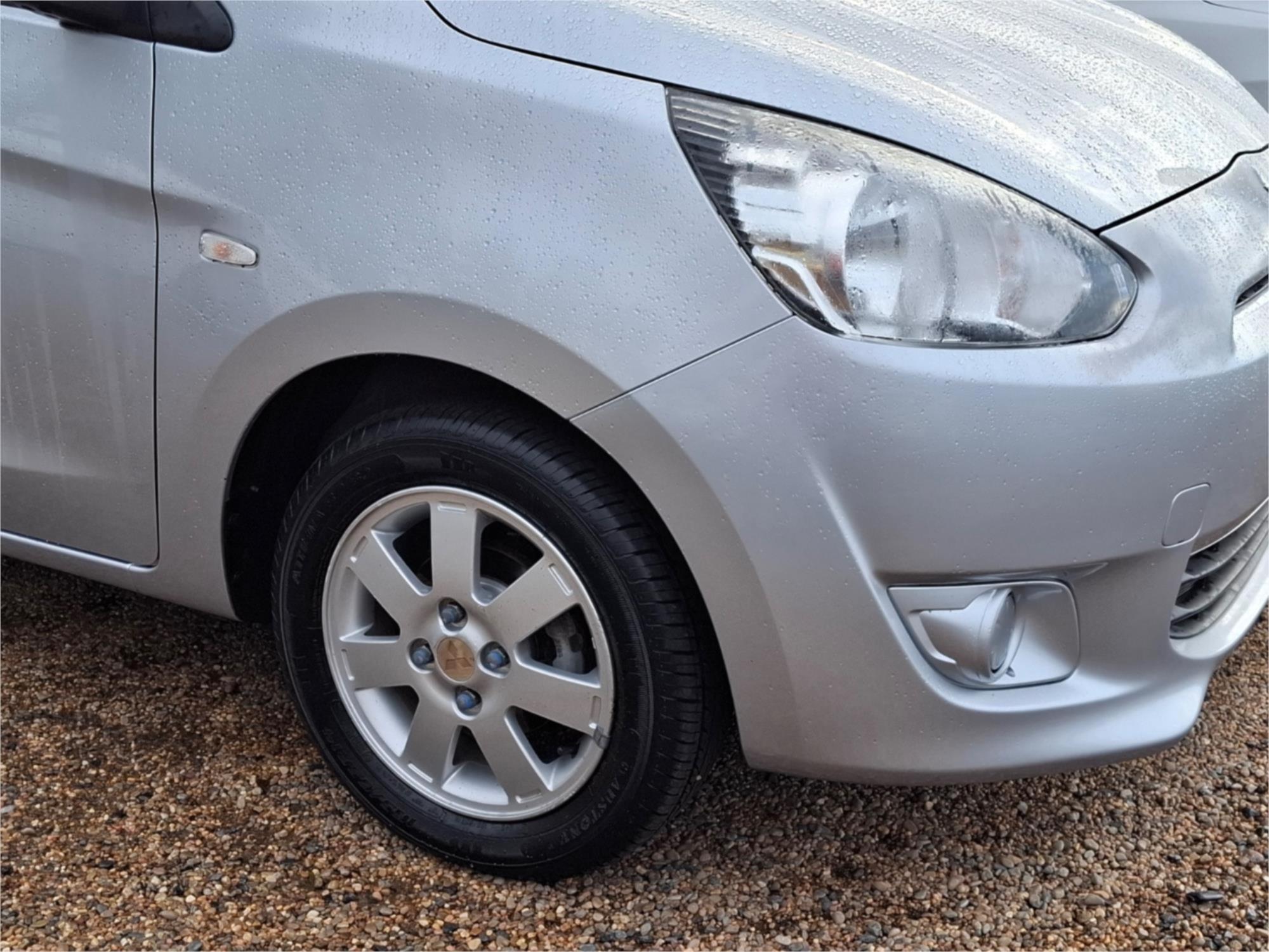 2013 MITSUBISHI MIRAGE LA ES CONTINUOUS VARIABLE 5D HATCHBACK