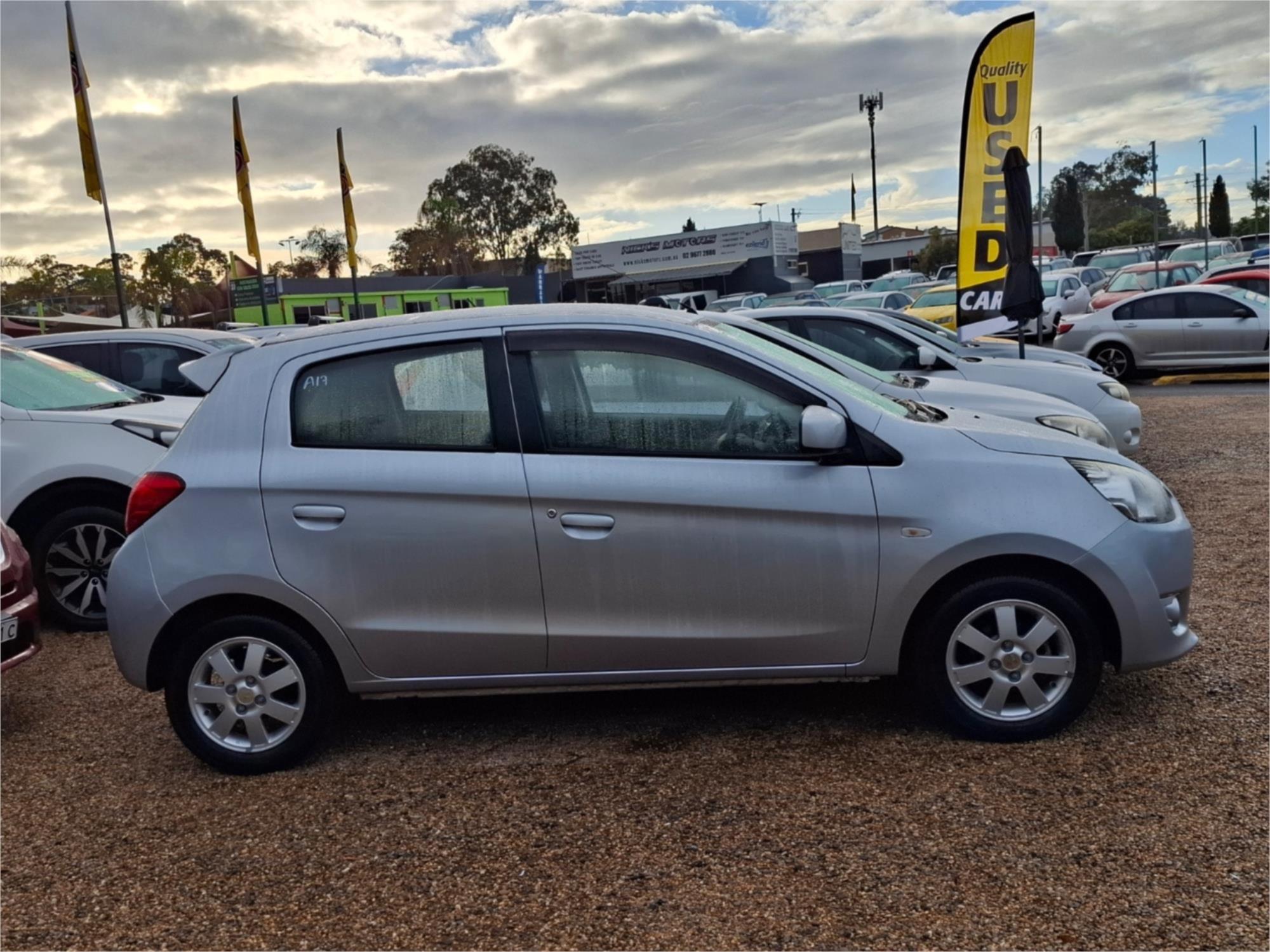 2013 MITSUBISHI MIRAGE LA ES CONTINUOUS VARIABLE 5D HATCHBACK