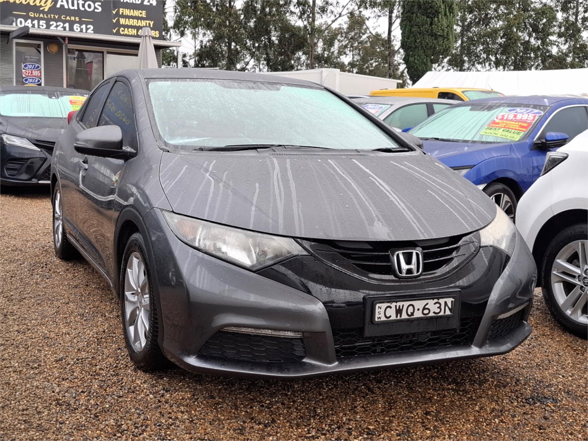 2014 HONDA CIVIC FK MY13 VTi-S 5 SP AUTOMATIC 5D HATCHBACK