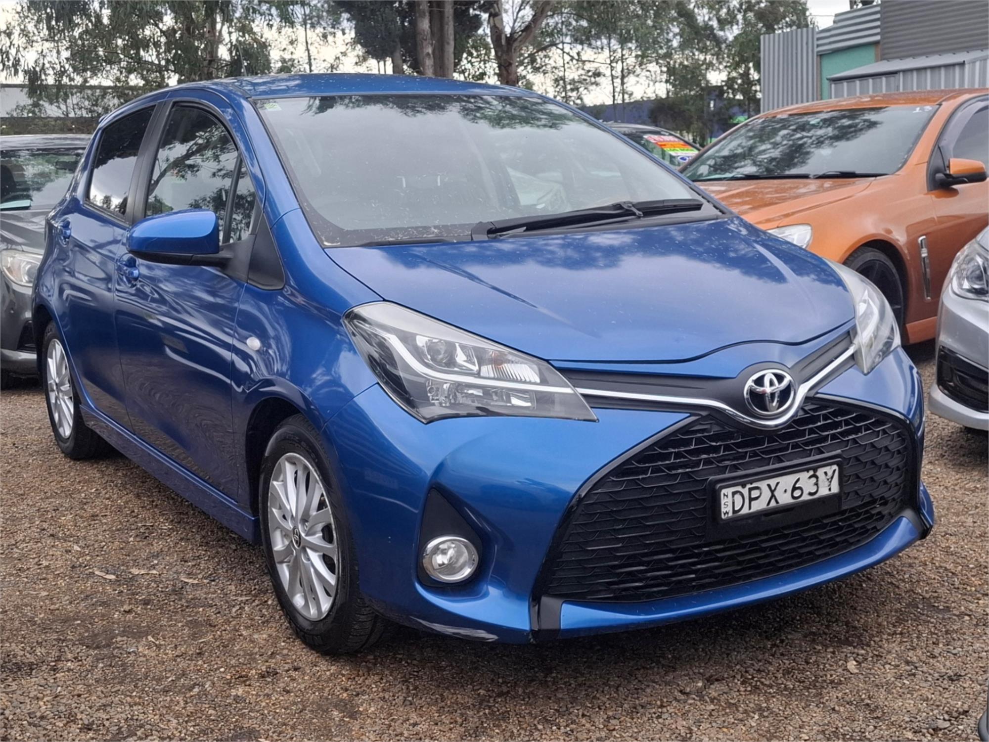 2016 TOYOTA YARIS NCP131R MY15 ZR 4 SP AUTOMATIC 5D HATCHBACK