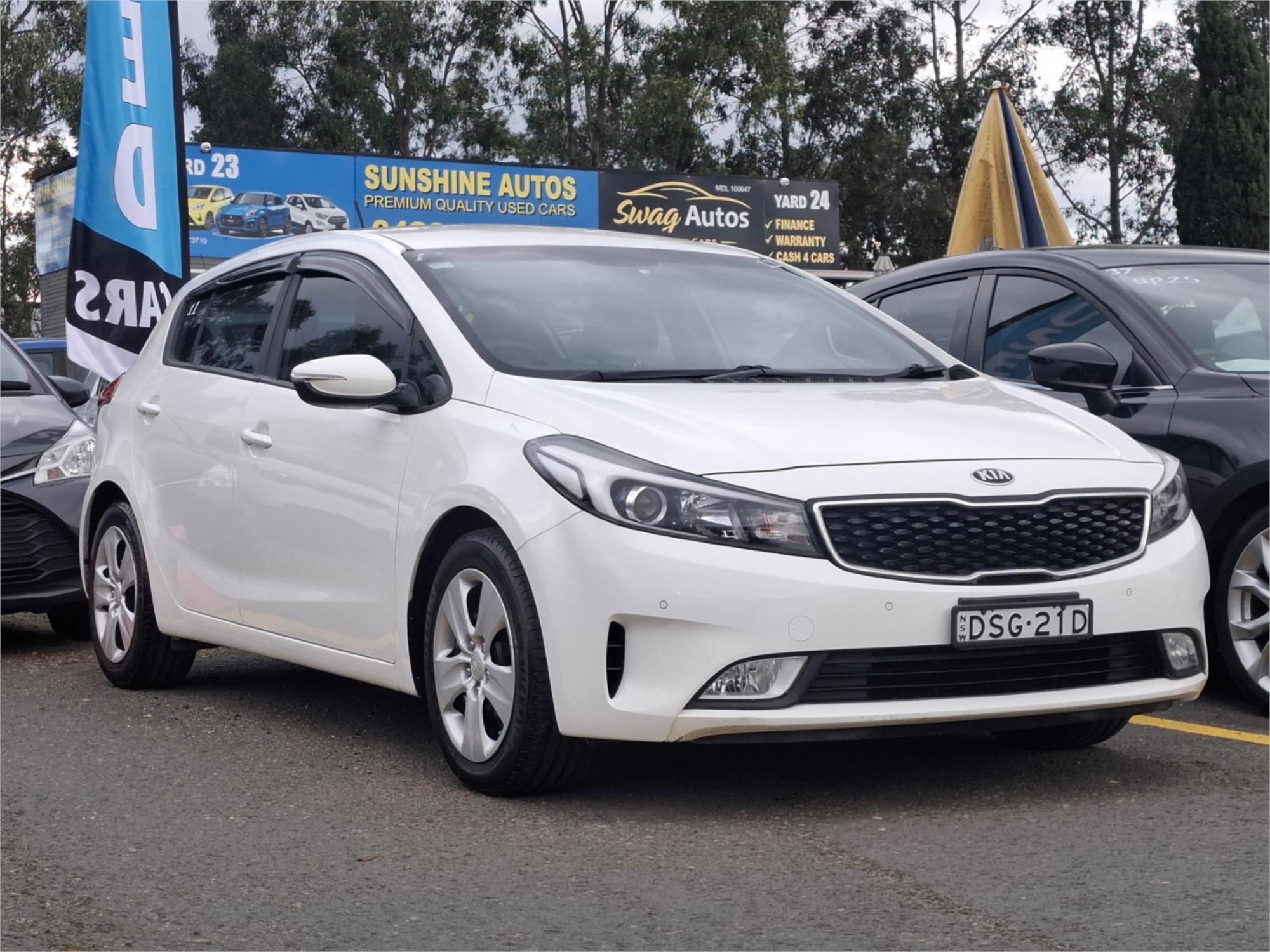 2017 KIA CERATO YD MY17 S 6 SP AUTO SEQ SPORTSHIFT 5D HATCHBACK