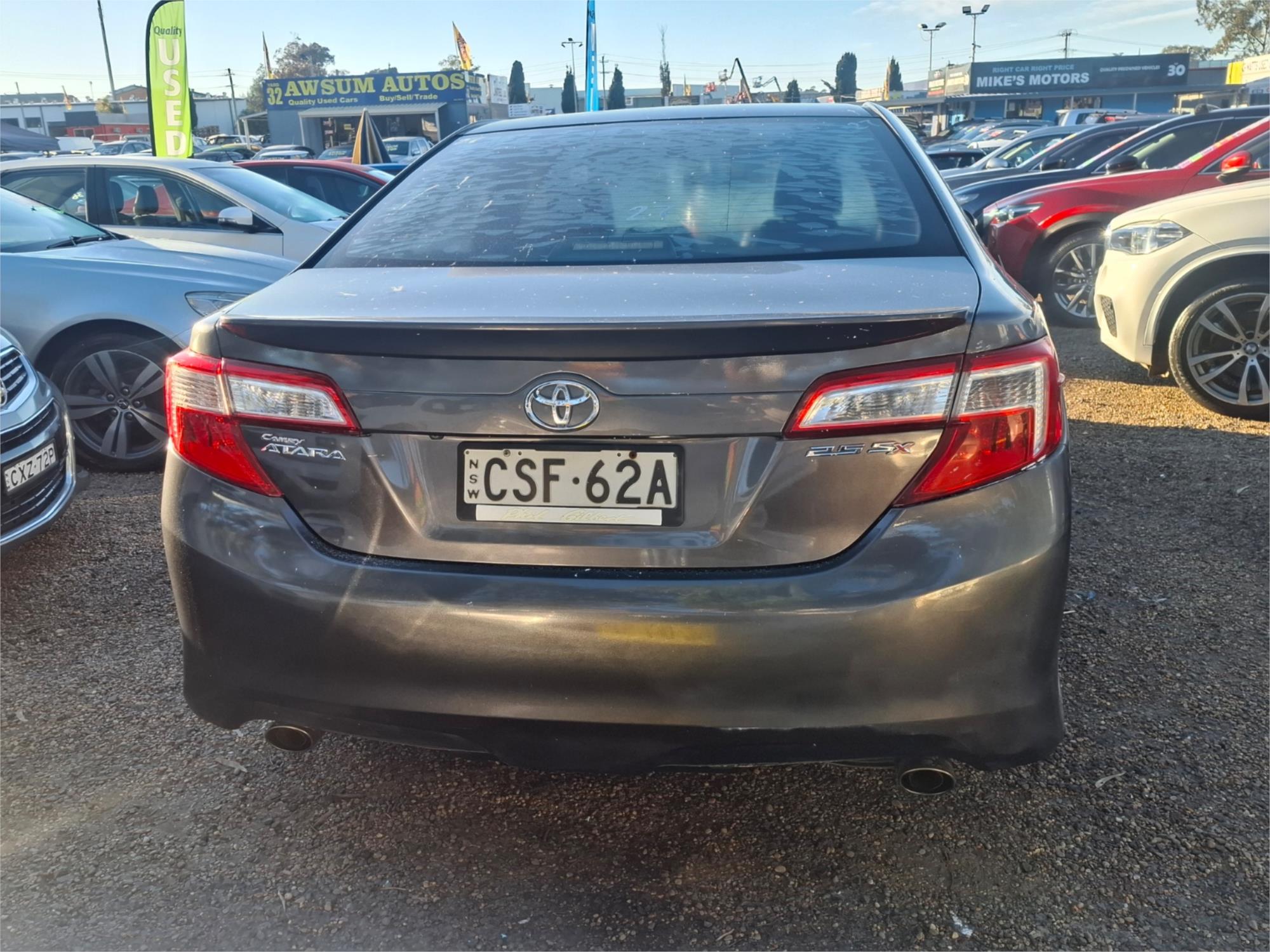 2013 TOYOTA CAMRY ASV50R ATARA SX 6 SP AUTOMATIC 4D SEDAN