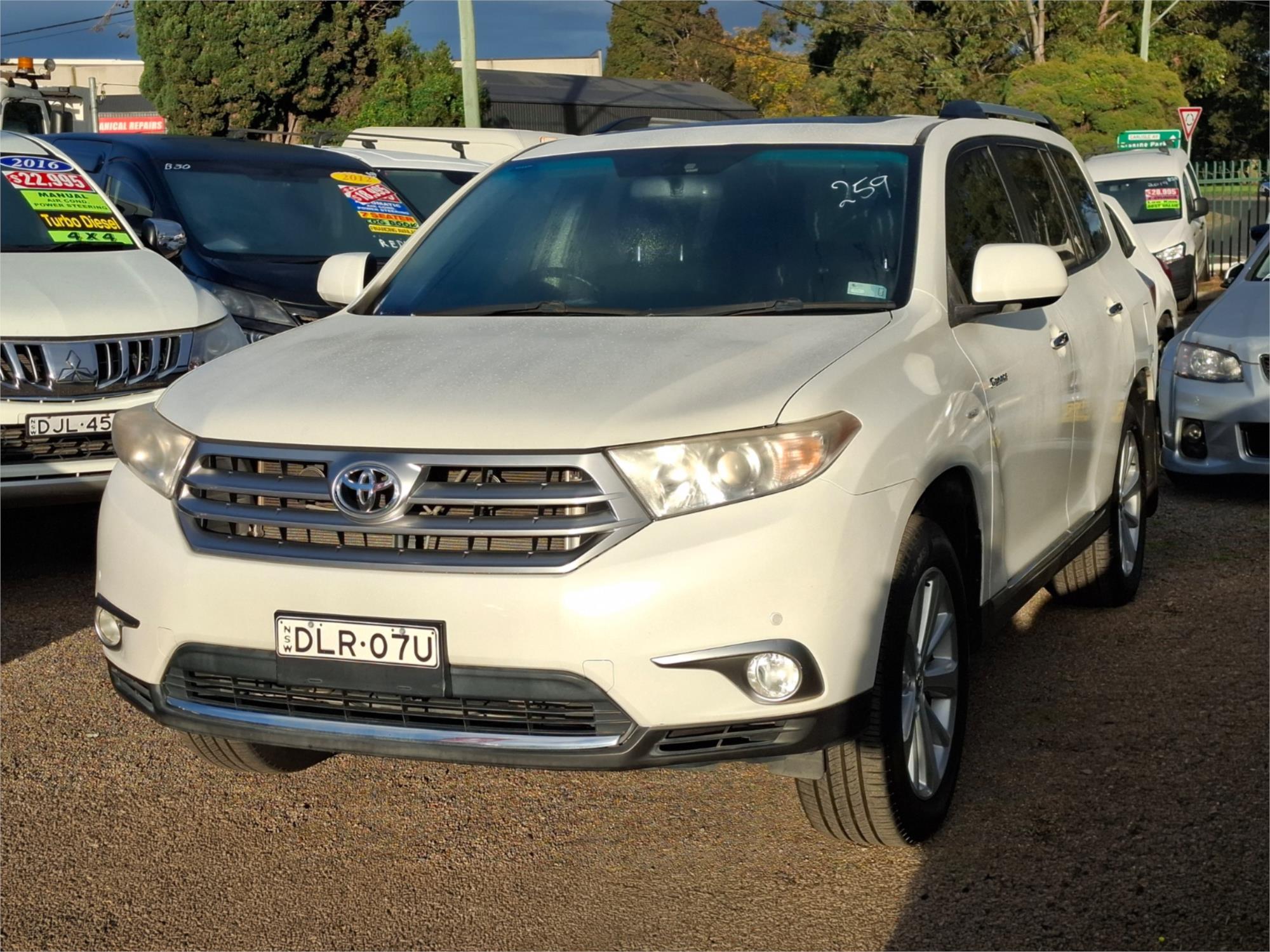 2010 TOYOTA KLUGER GSU45R GRANDE (4x4) 5 SP AUTOMATIC 4D WAGON