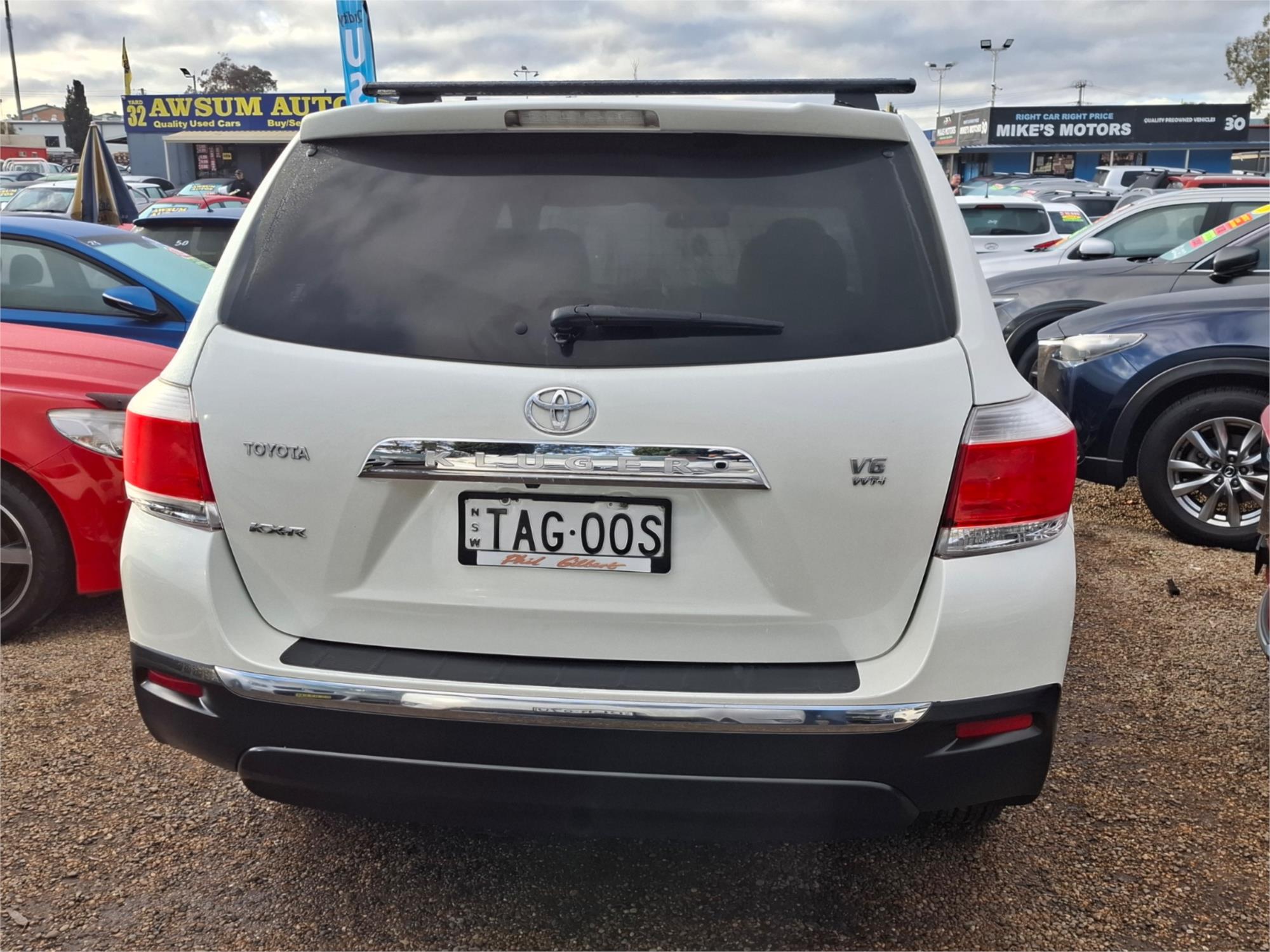 2011 TOYOTA KLUGER GSU40R MY11 UPGRADE KX-R (FWD) 5 SEAT 5 SP AUTOMATIC 4D WAGON