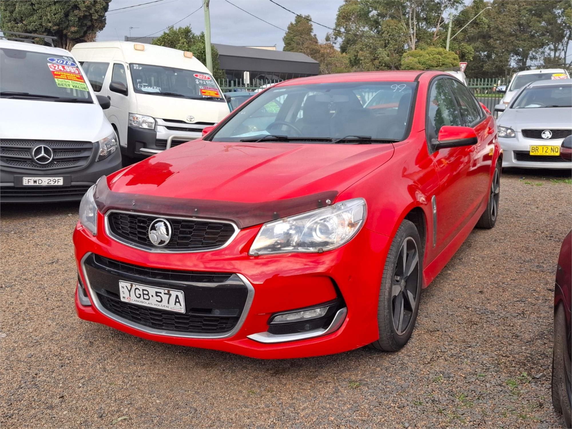 2017 HOLDEN COMMODORE VF II MY17 SV6 6 SP AUTOMATIC 4D SEDAN