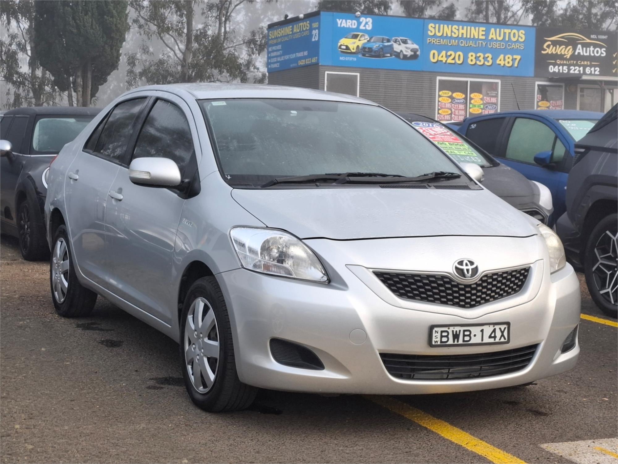 2010 TOYOTA YARIS NCP93R 08 UPGRADE YRS 4 SP AUTOMATIC 4D SEDAN
