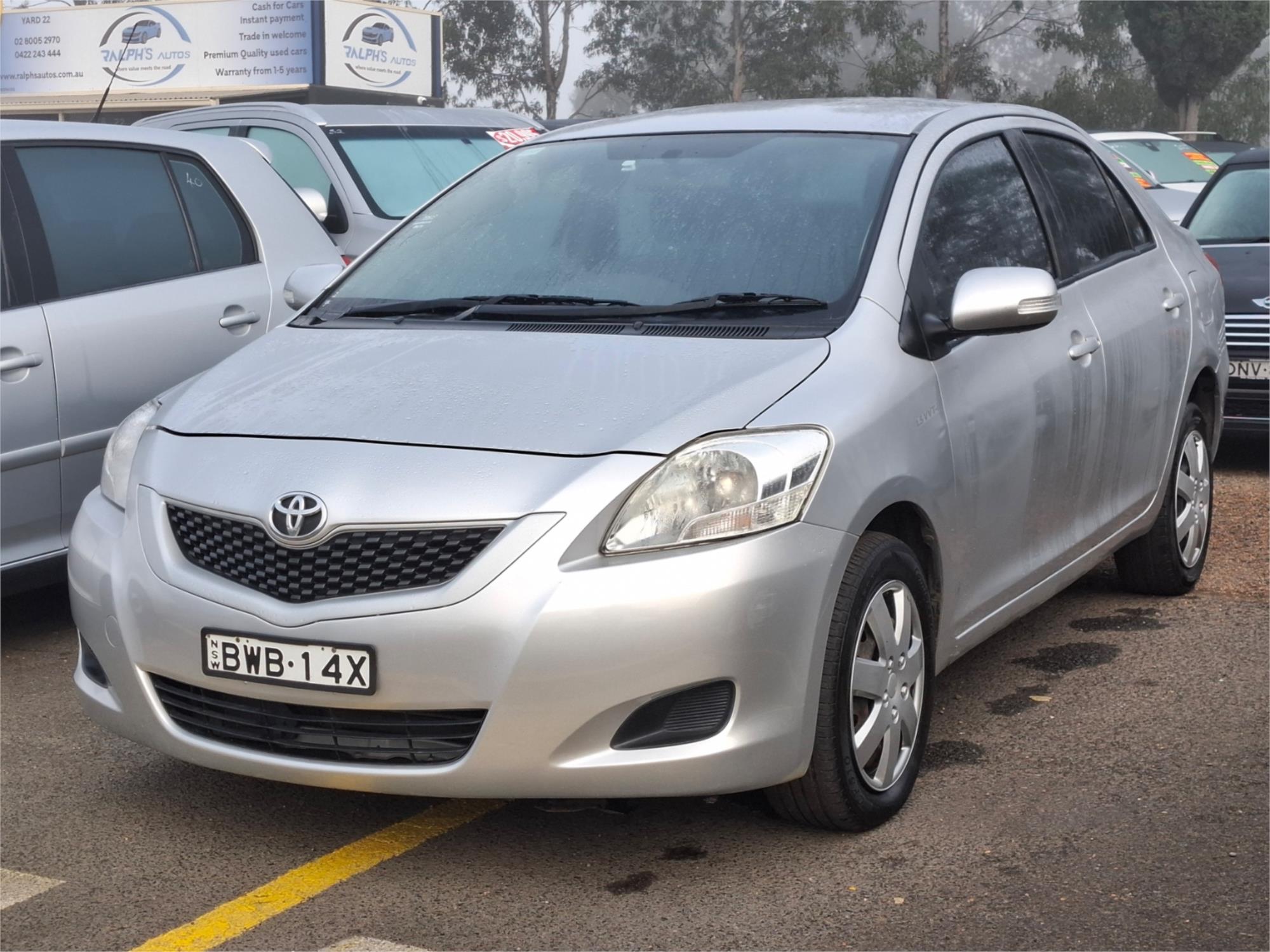 2010 TOYOTA YARIS NCP93R 08 UPGRADE YRS 4 SP AUTOMATIC 4D SEDAN