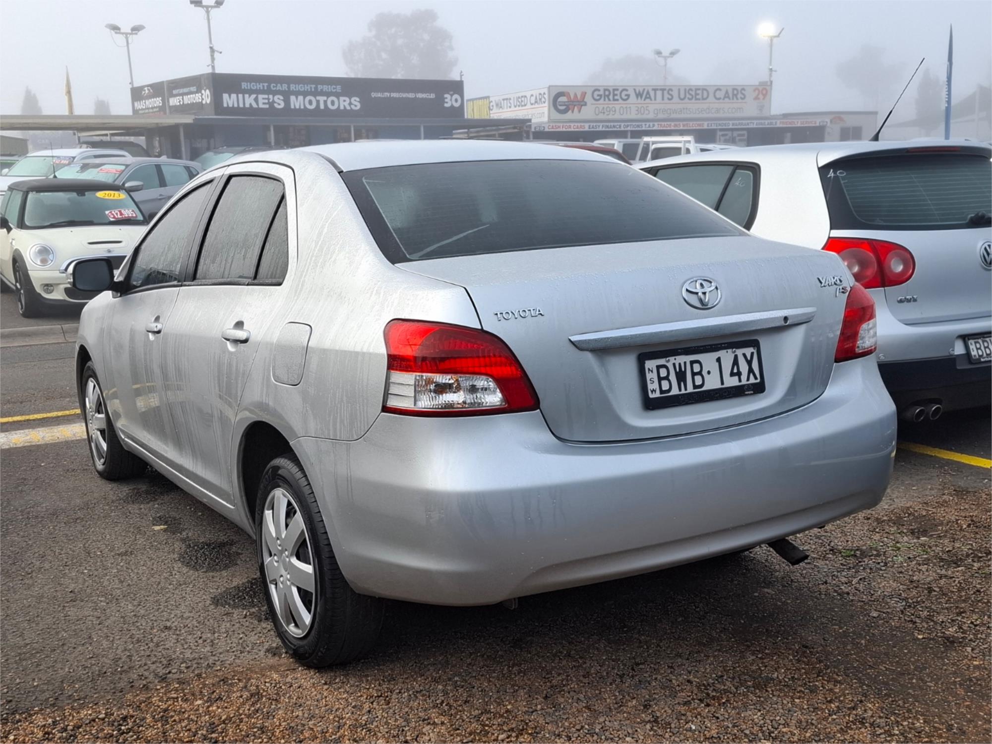 2010 TOYOTA YARIS NCP93R 08 UPGRADE YRS 4 SP AUTOMATIC 4D SEDAN