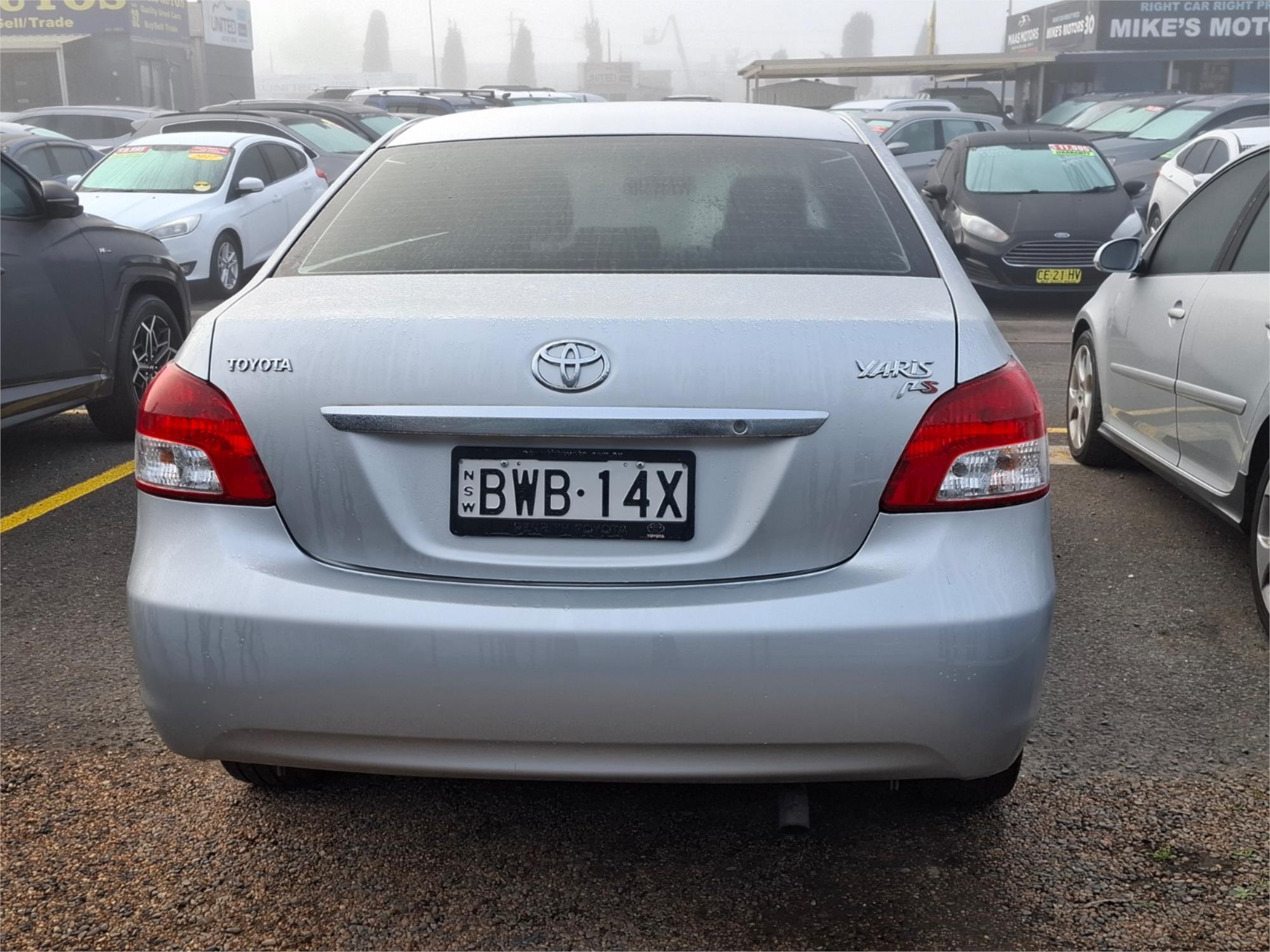 2010 TOYOTA YARIS NCP93R 08 UPGRADE YRS 4 SP AUTOMATIC 4D SEDAN