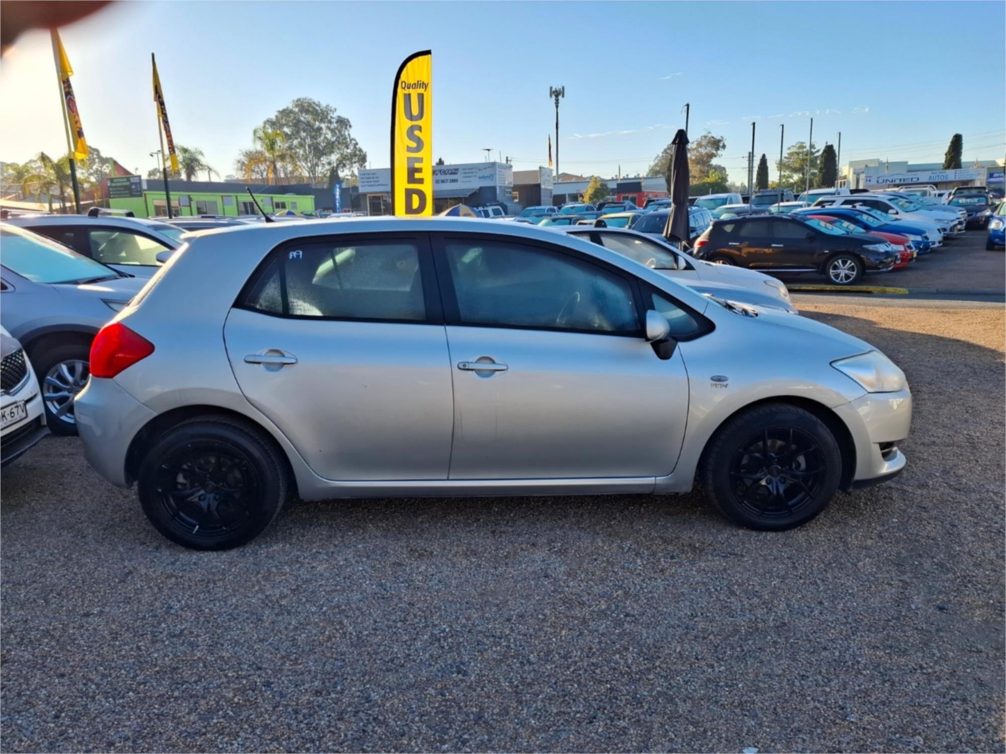 2008 TOYOTA COROLLA ZRE152R ASCENT 4 SP AUTOMATIC 5D HATCHBACK