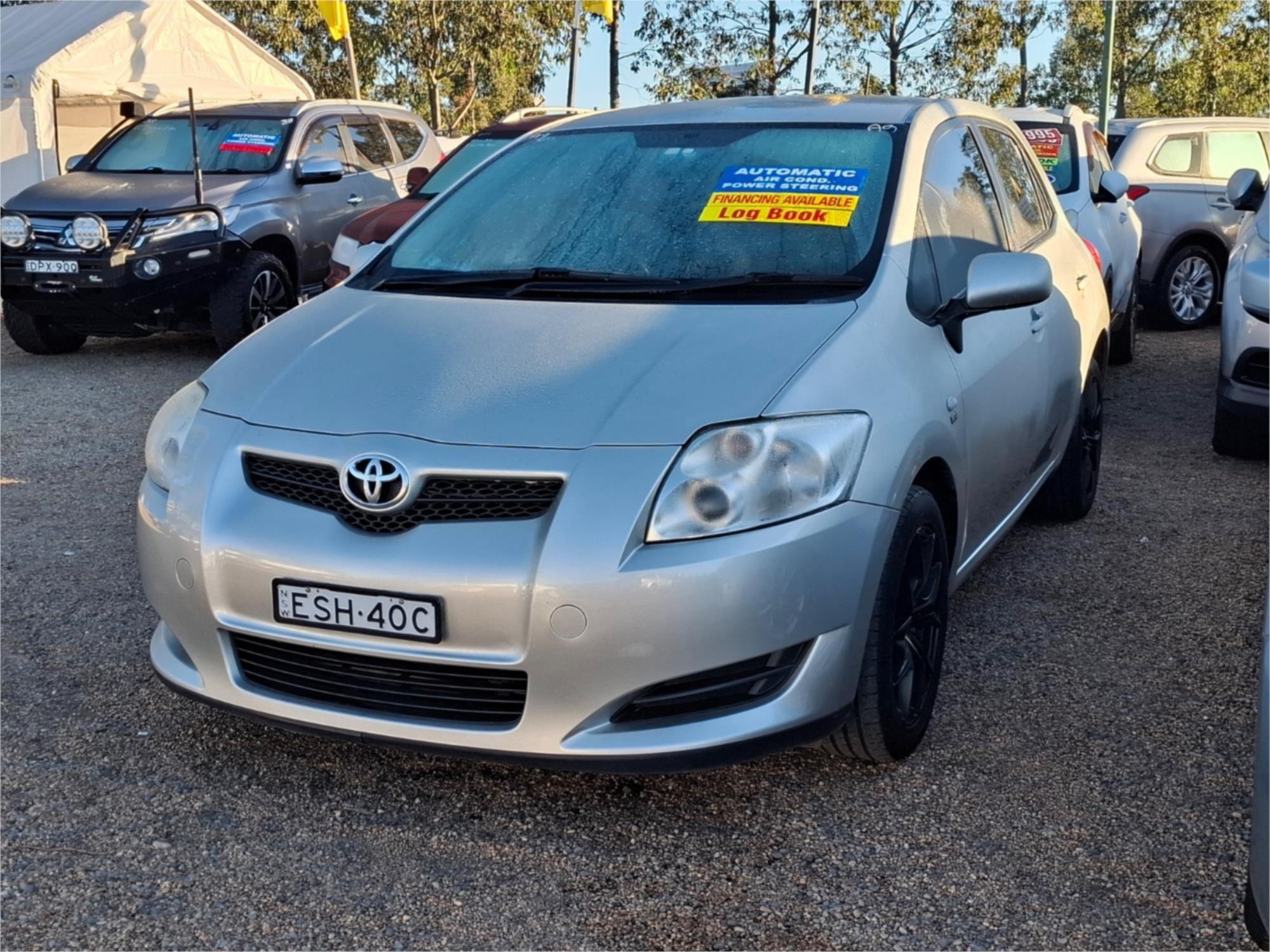 2008 TOYOTA COROLLA ZRE152R ASCENT 4 SP AUTOMATIC 5D HATCHBACK