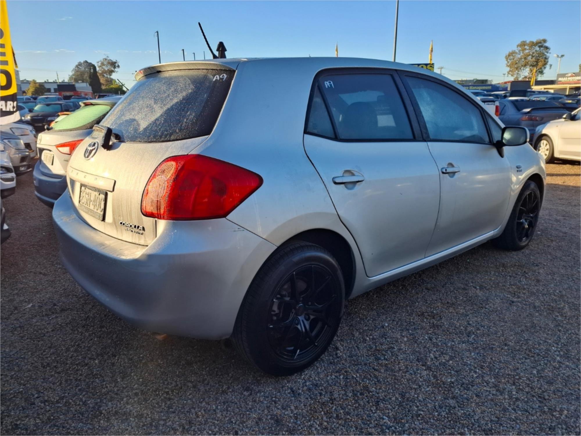 2008 TOYOTA COROLLA ZRE152R ASCENT 4 SP AUTOMATIC 5D HATCHBACK