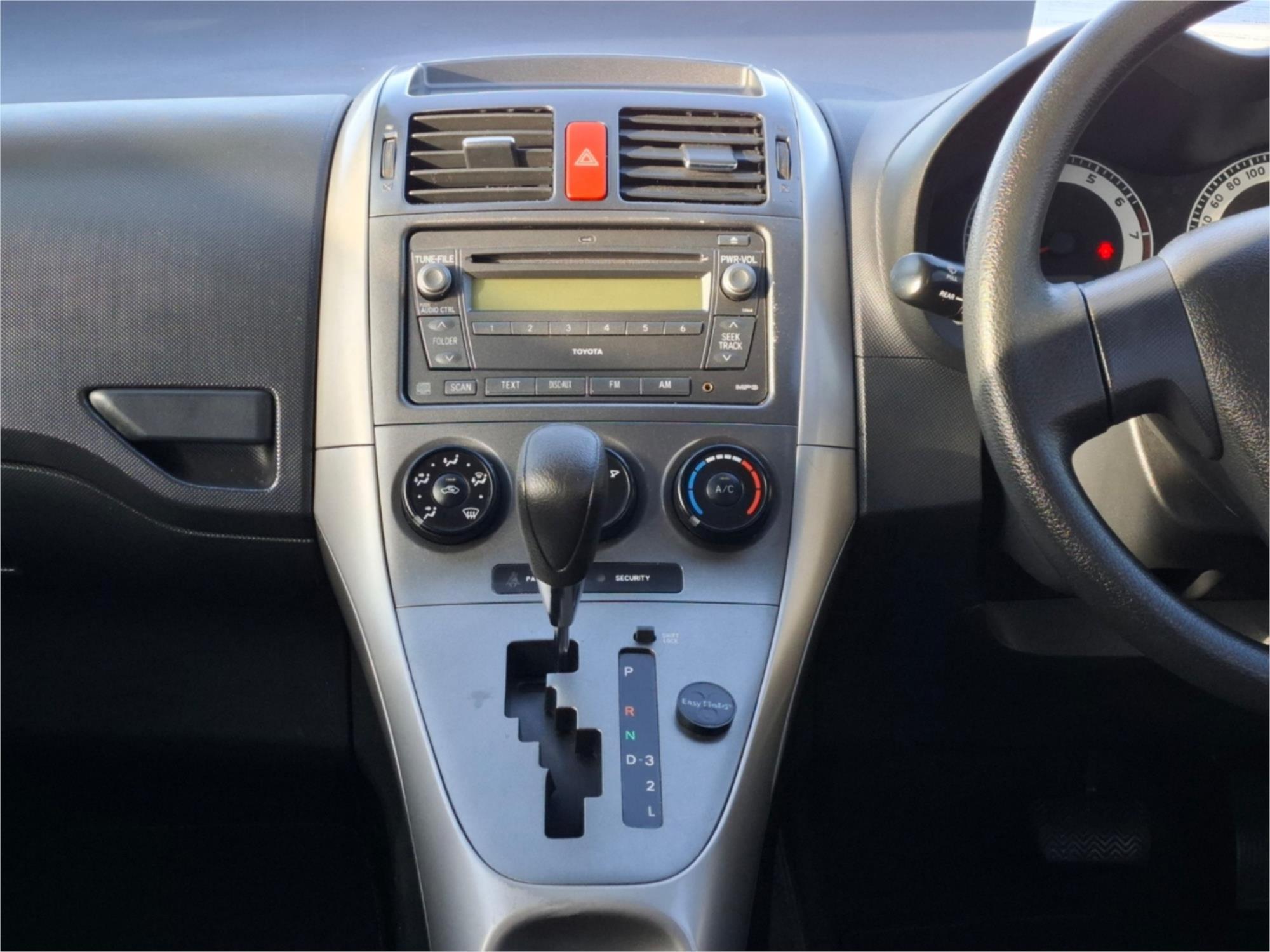 2008 TOYOTA COROLLA ZRE152R ASCENT 4 SP AUTOMATIC 5D HATCHBACK