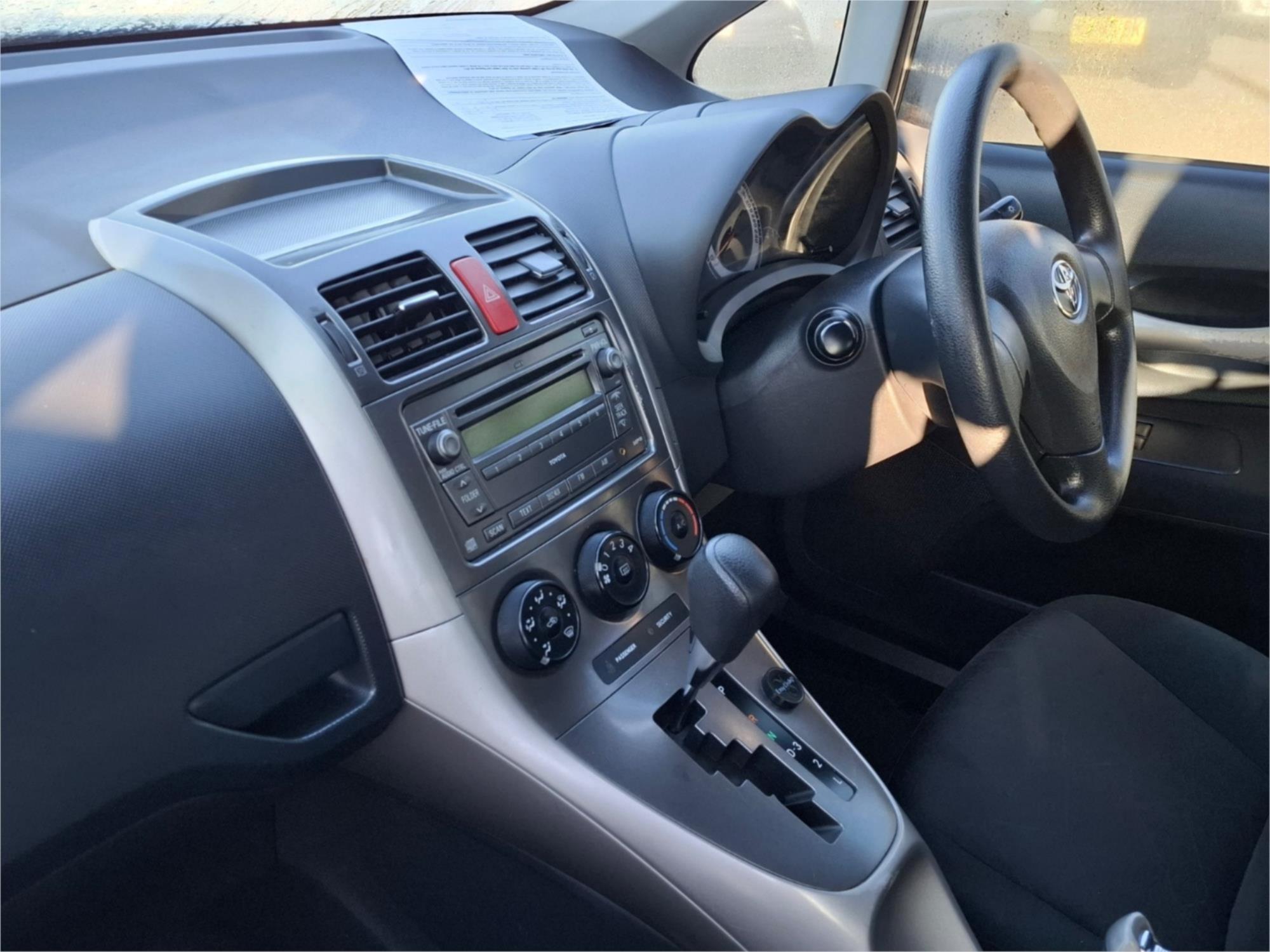 2008 TOYOTA COROLLA ZRE152R ASCENT 4 SP AUTOMATIC 5D HATCHBACK