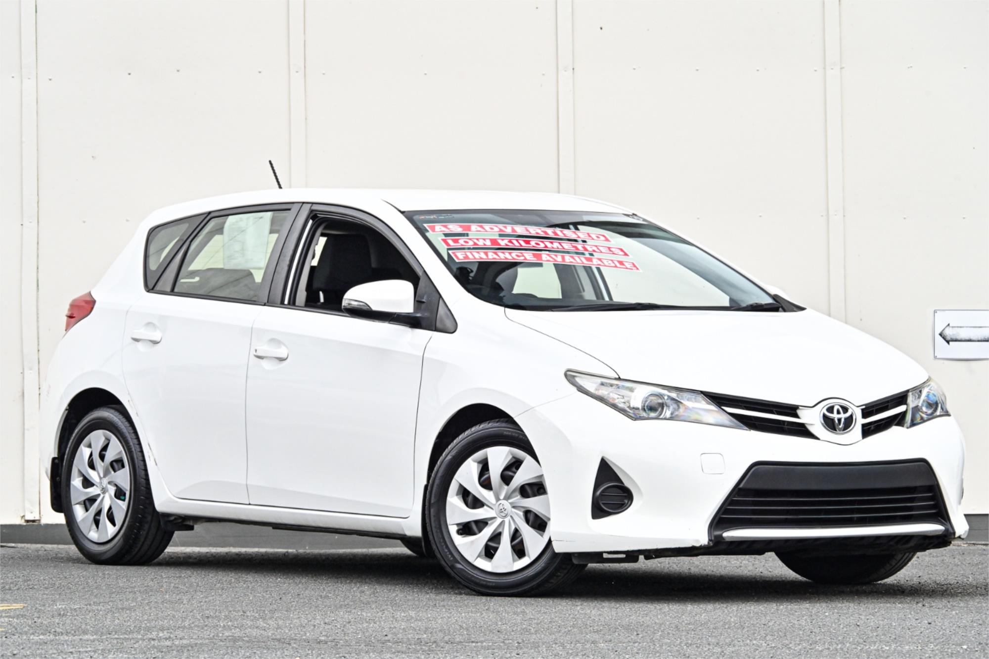 2014 TOYOTA COROLLA ZRE182R ASCENT CVT AUTO 7 SP SEQUENTIAL 5D HATCHBACK