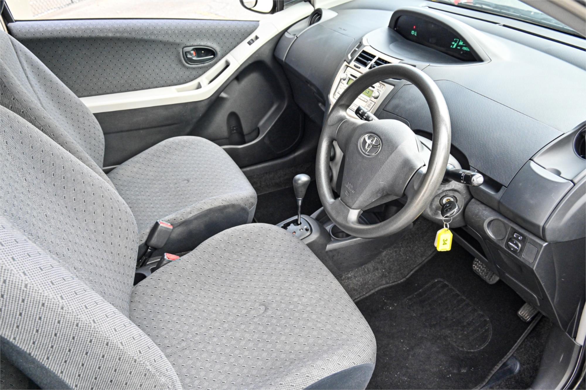 2008 TOYOTA YARIS NCP90R YR 4 SP AUTOMATIC 3D HATCHBACK