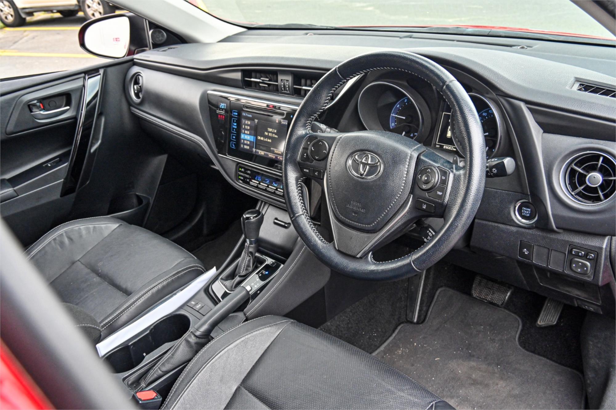 2018 TOYOTA COROLLA ZRE182R MY17 ZR CVT AUTO 7 SP SEQUENTIAL 5D HATCHBACK