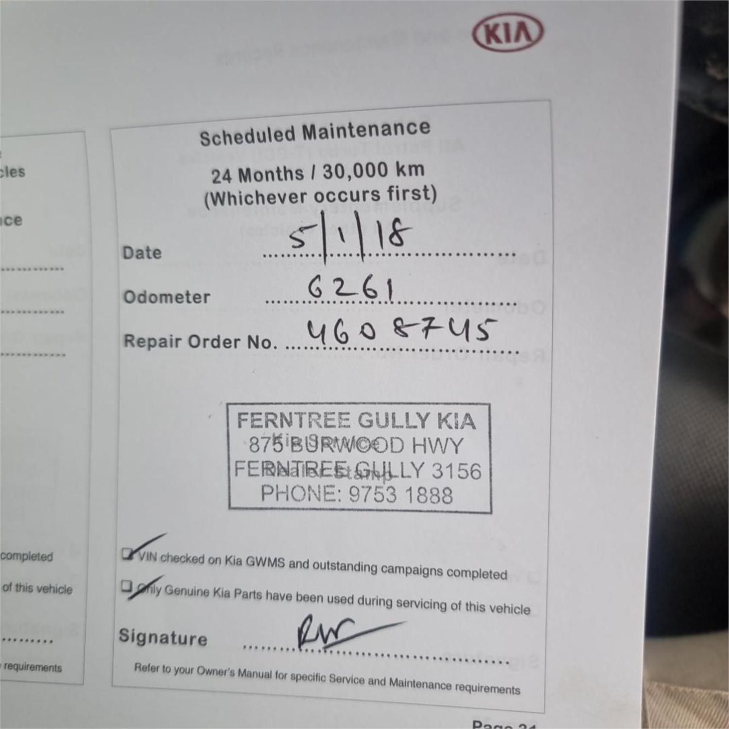 2015 KIA CERATO YD MY15 SI 6 SP AUTOMATIC 5D HATCHBACK
