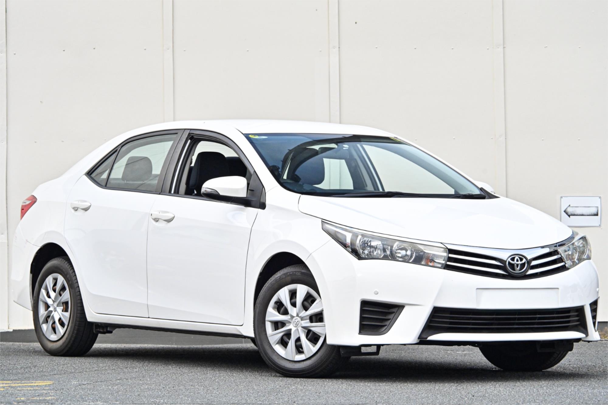 2015 TOYOTA COROLLA ZRE172R ASCENT CVT AUTO 7 SP SEQUENTIAL 4D SEDAN