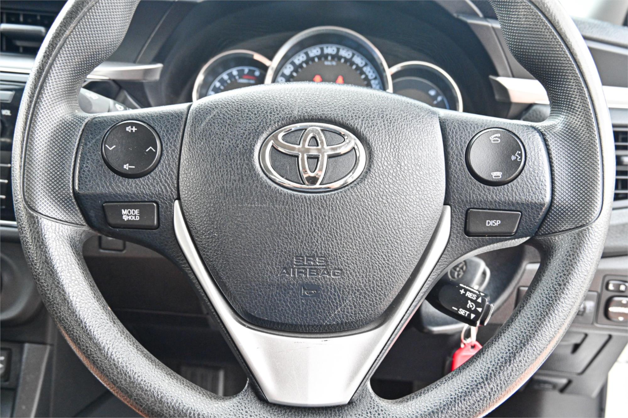 2015 TOYOTA COROLLA ZRE172R ASCENT CVT AUTO 7 SP SEQUENTIAL 4D SEDAN