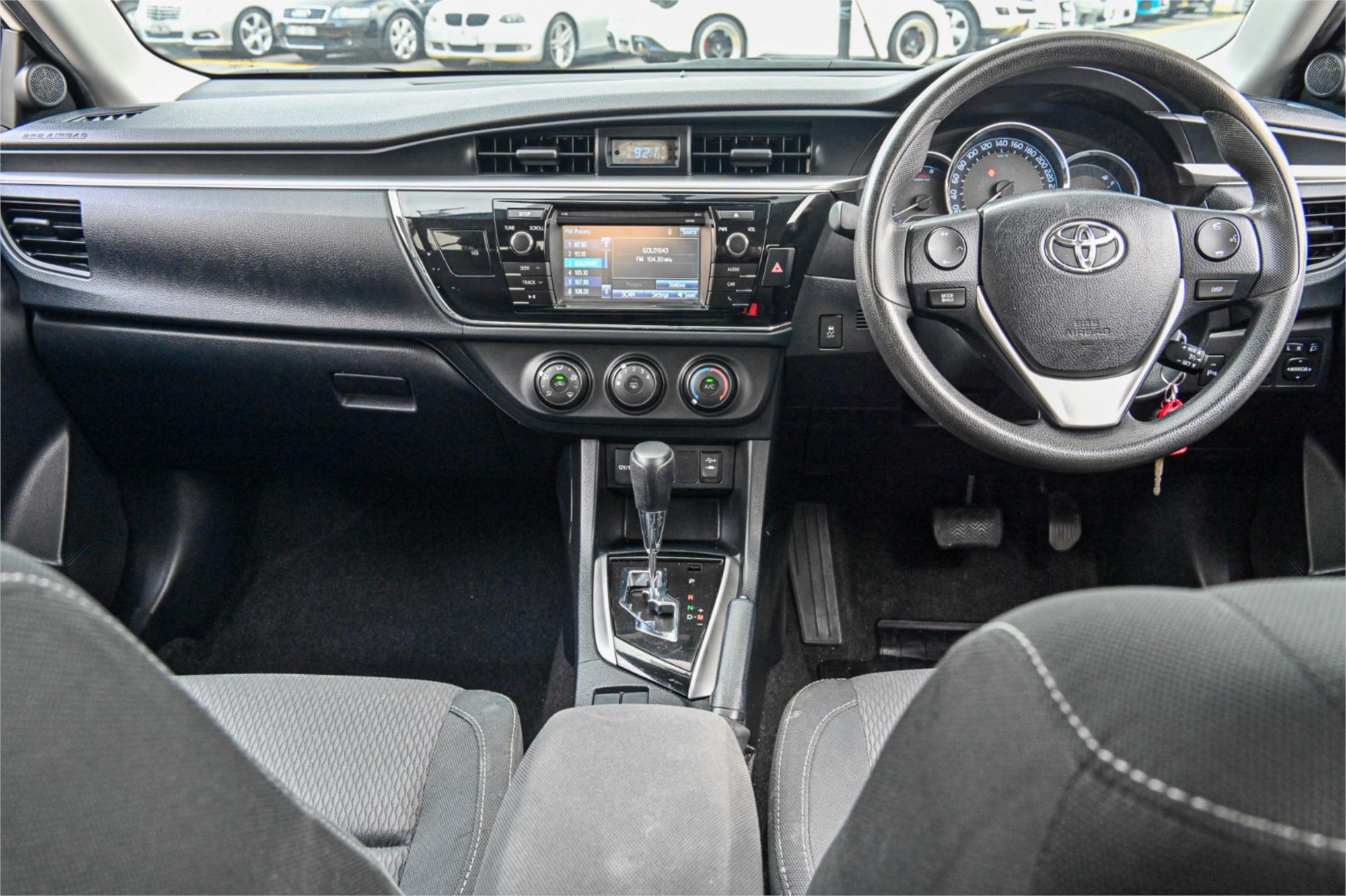 2015 TOYOTA COROLLA ZRE172R ASCENT CVT AUTO 7 SP SEQUENTIAL 4D SEDAN